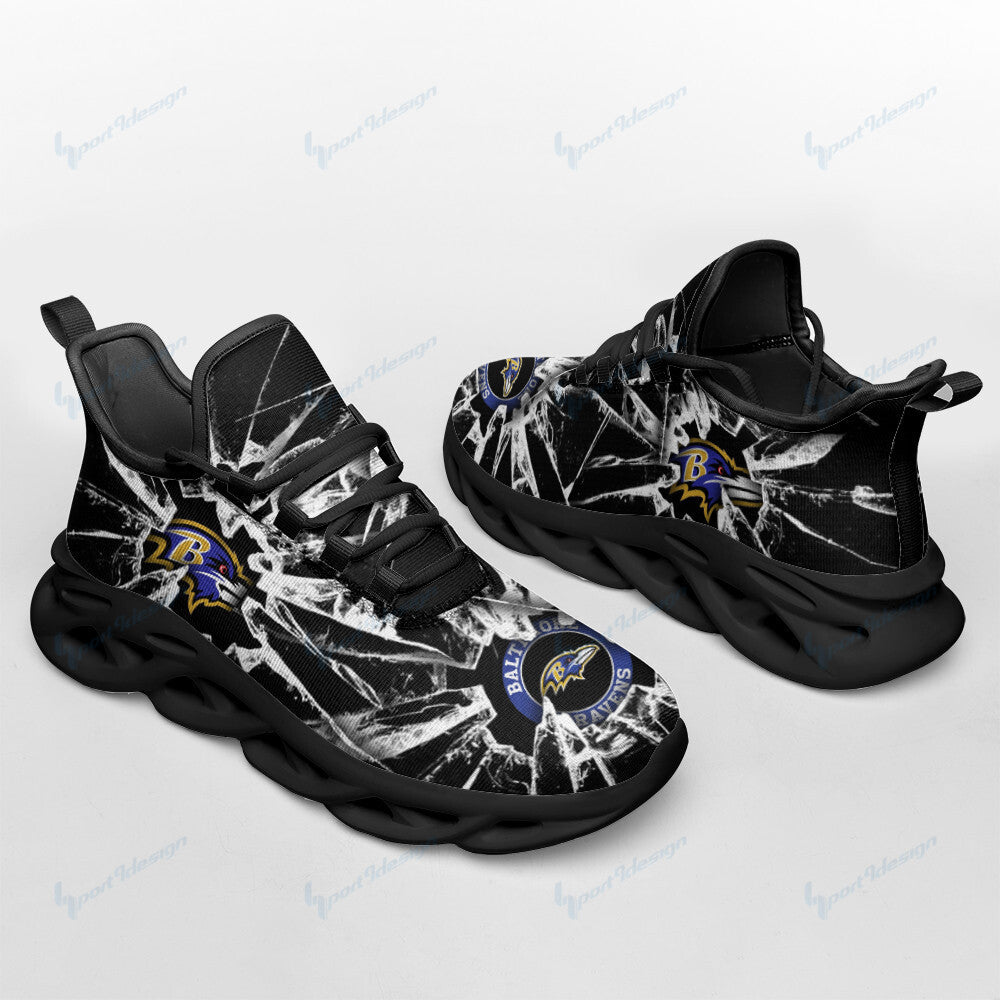 Ideafootwear Baltimore Ravens NFL Max Soul Shoes Sneakers For Men And Women