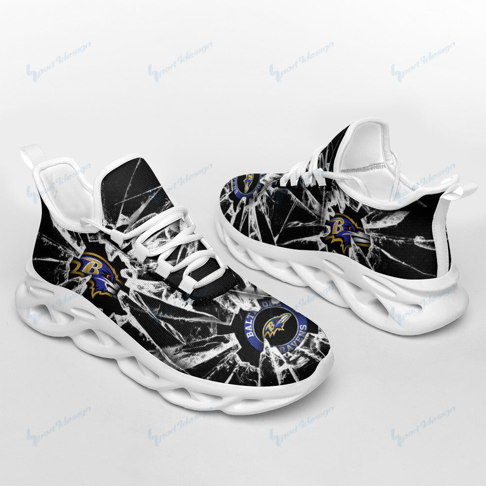 Ideafootwear Baltimore Ravens NFL Max Soul Shoes Sneakers For Men And Women