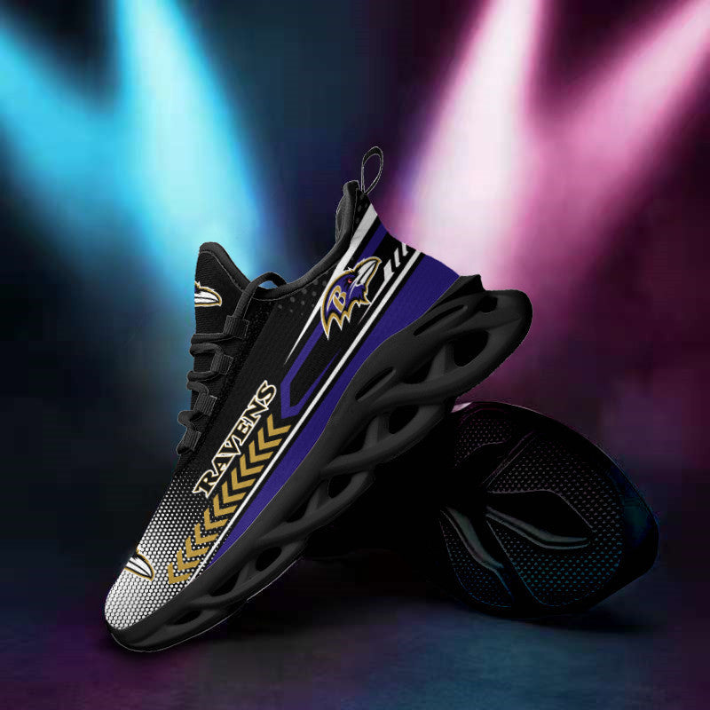 Ideafootwear Baltimore Ravens NFL Max Soul Shoes Sneakers For Men And Women