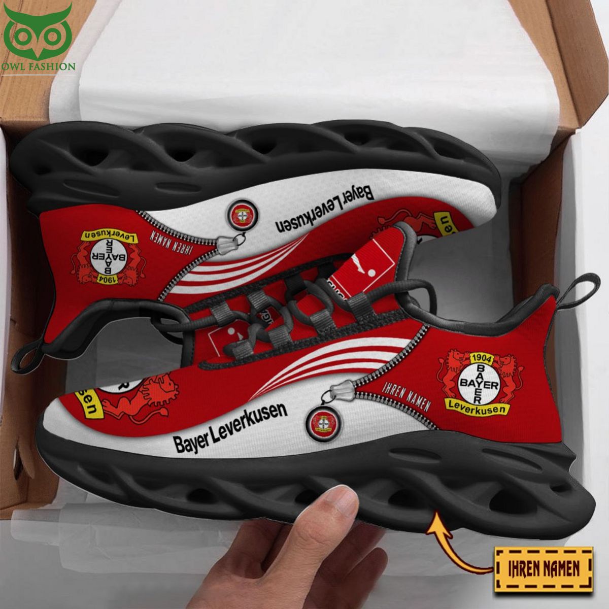 Ideafootwear Bayer 04 Leverkusen Max Soul Shoes Sneakers For Men And Women