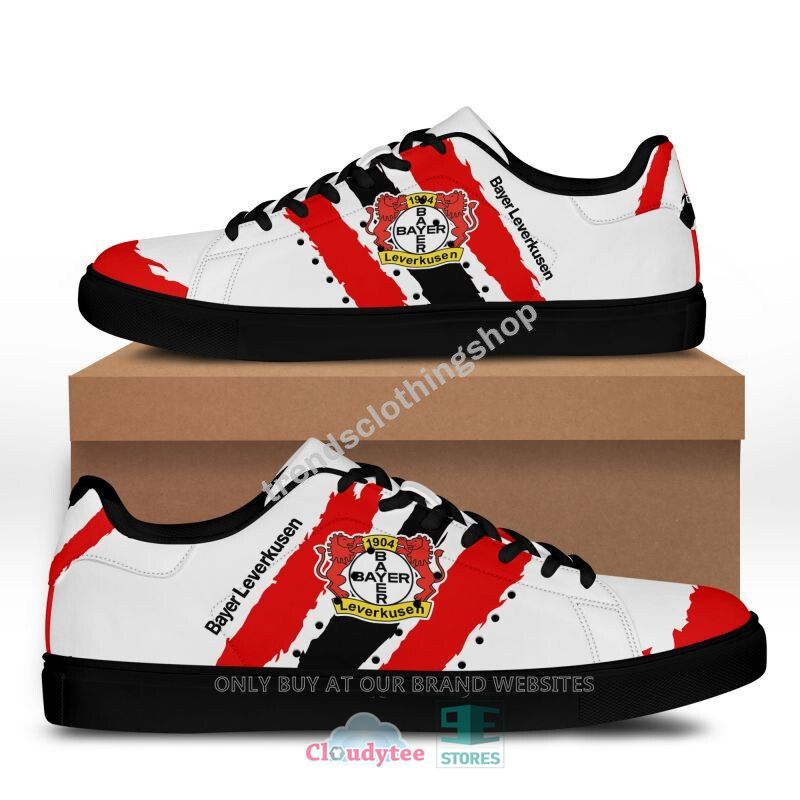 Ideafootwear Bayer 04 Leverkusen Skate Stan Shoes Sneakes For Men And Women