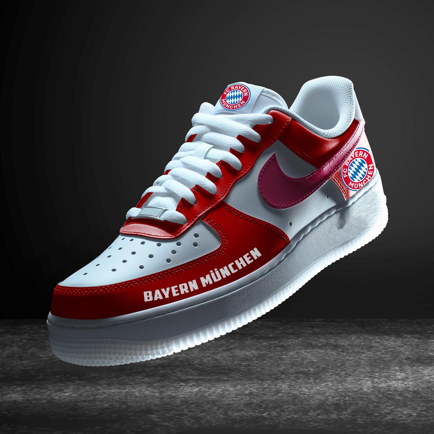 Ideafootwear Bayern Munchen Bundesliga Air Low-Top Sneakers Shoes For Men And Women