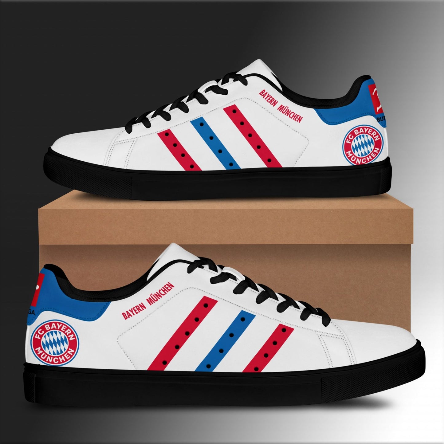 Ideafootwear Bayern Munich Skate Stan Shoes Sneakes For Men And Women