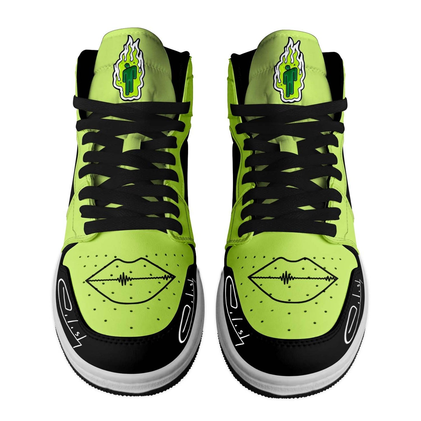 Ideafootwear Billie Eilish AJ1 High Sneakers Shoes For Men And Women