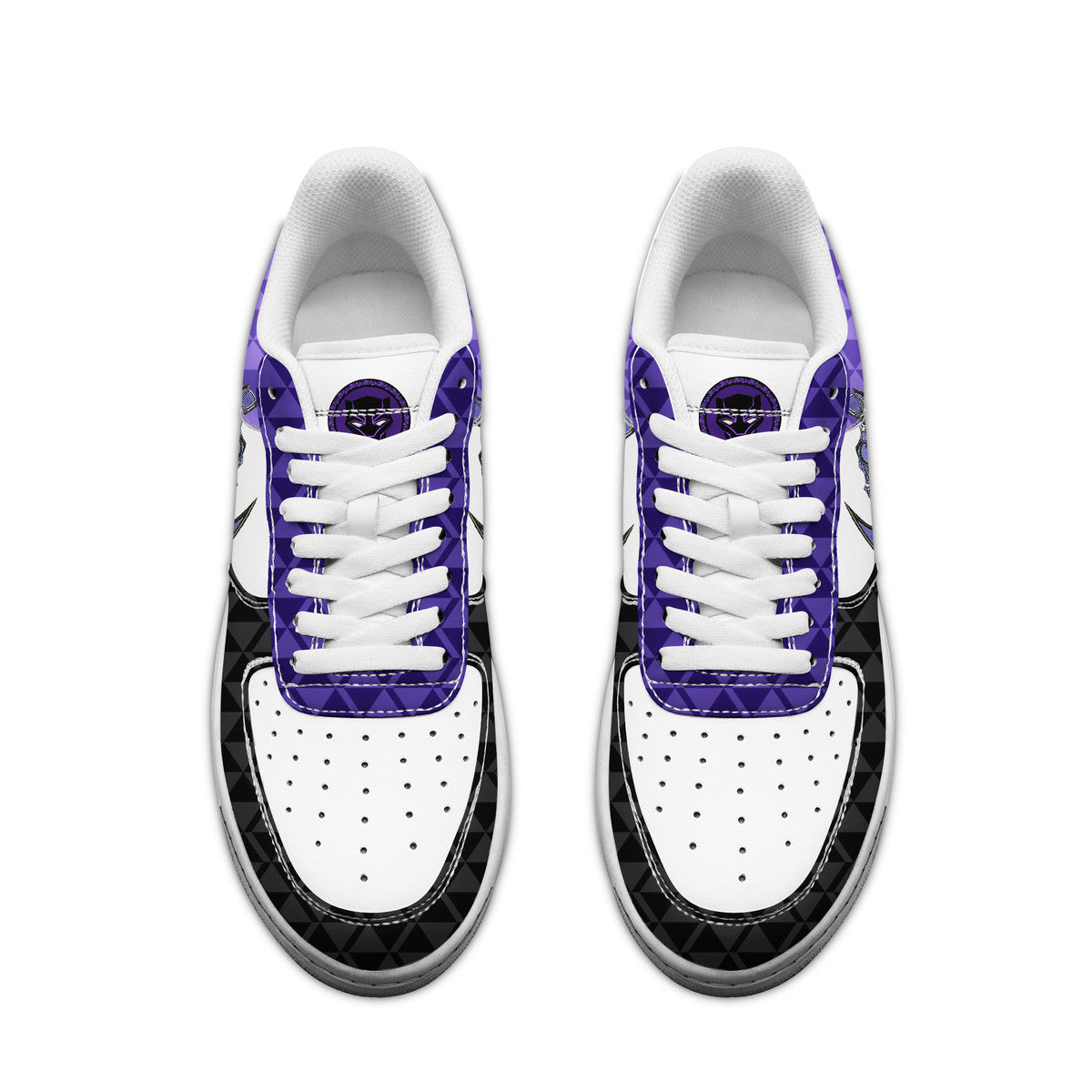 Ideafootwear Black Panther Air Low-Top Sneakers Shoes For Men And Women