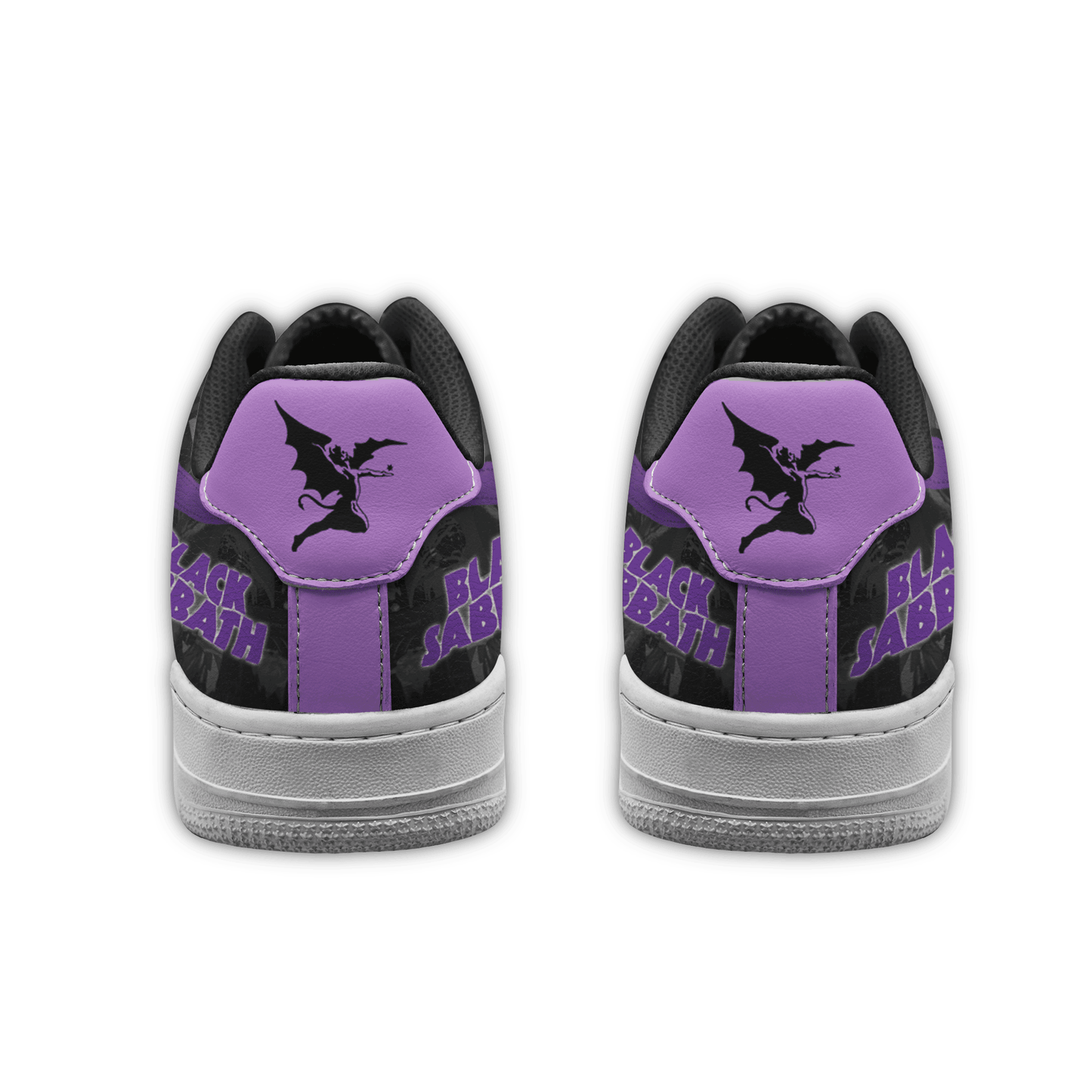 Ideafootwear Black Sabbath Air Low-Top Sneakers Shoes For Men And Women