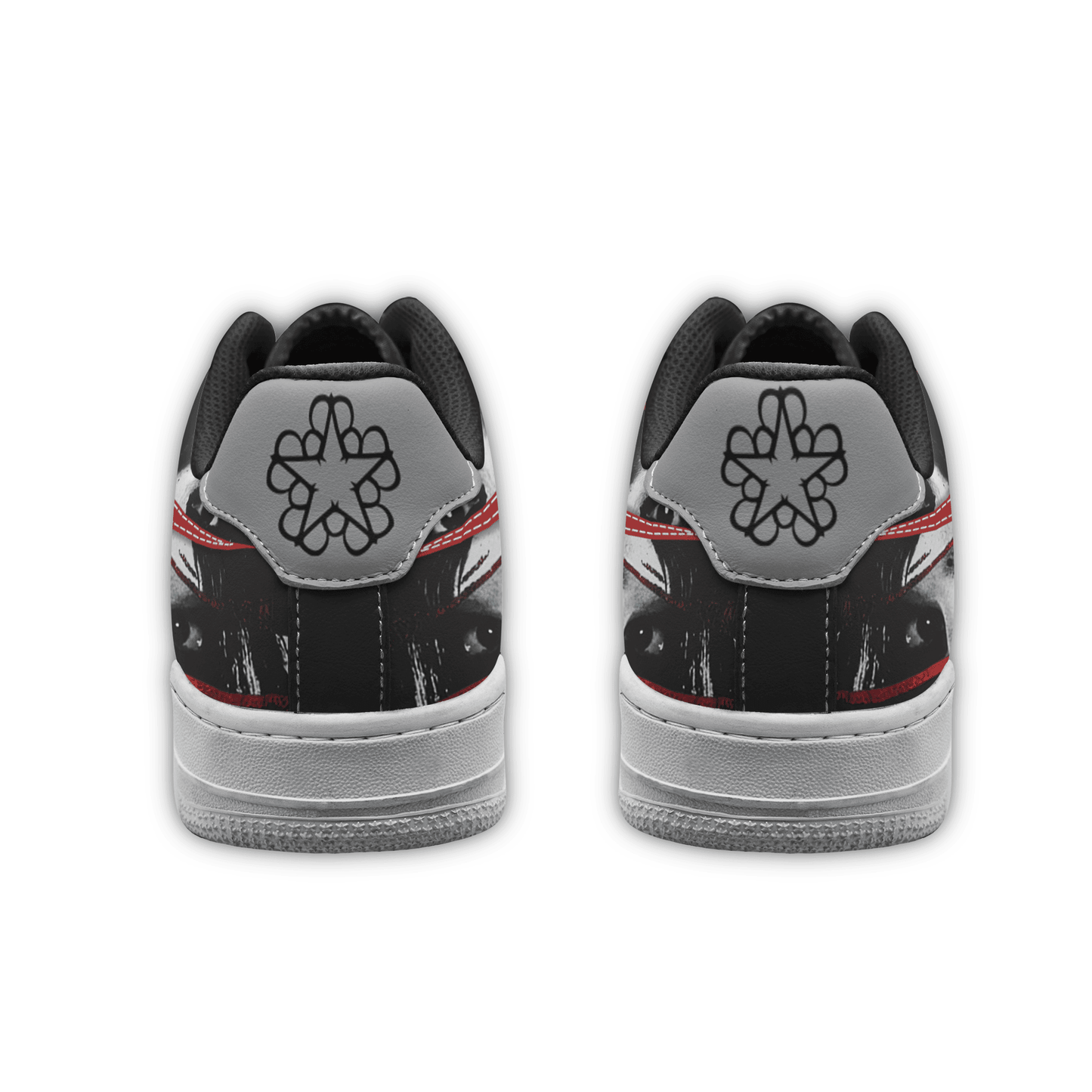 Ideafootwear Black Veil Brides Air Low-Top Sneakers Shoes For Men And Women