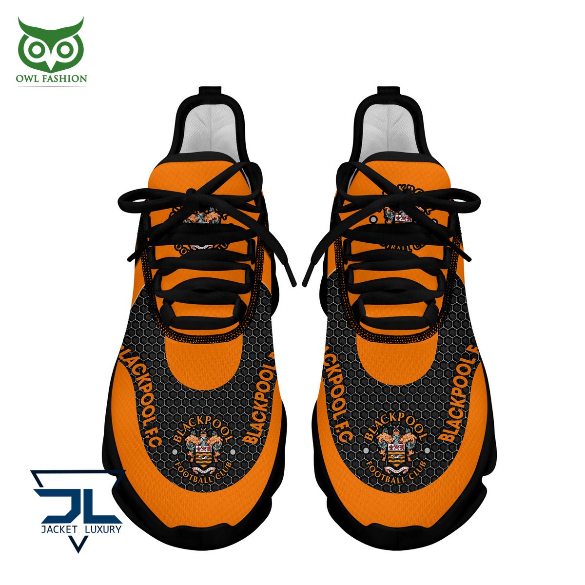 Ideafootwear Blackpool FC Max Soul Shoes Sneakers For Men And Women