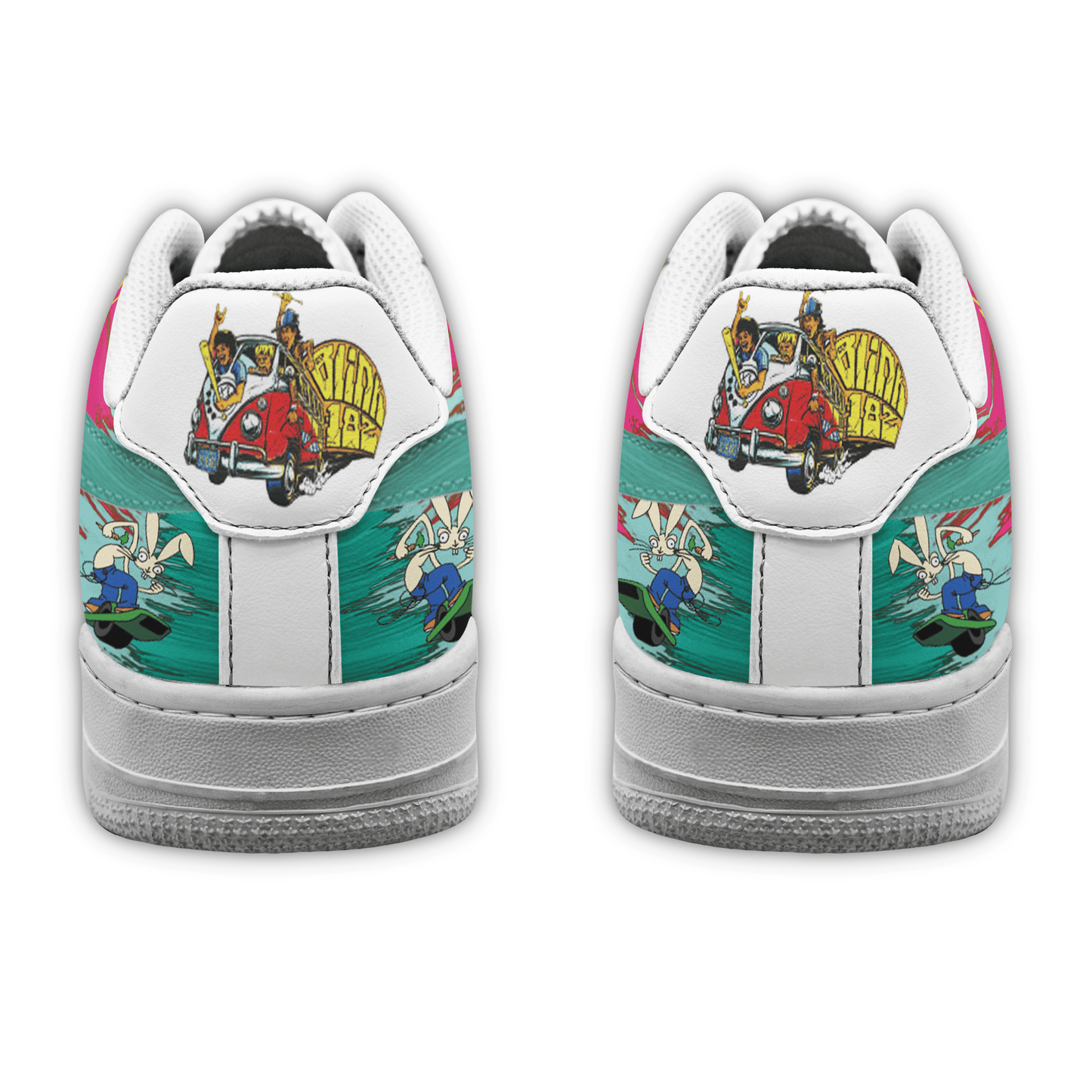 Ideafootwear Blink 182 Air Low-Top Sneakers Shoes For Men And Women