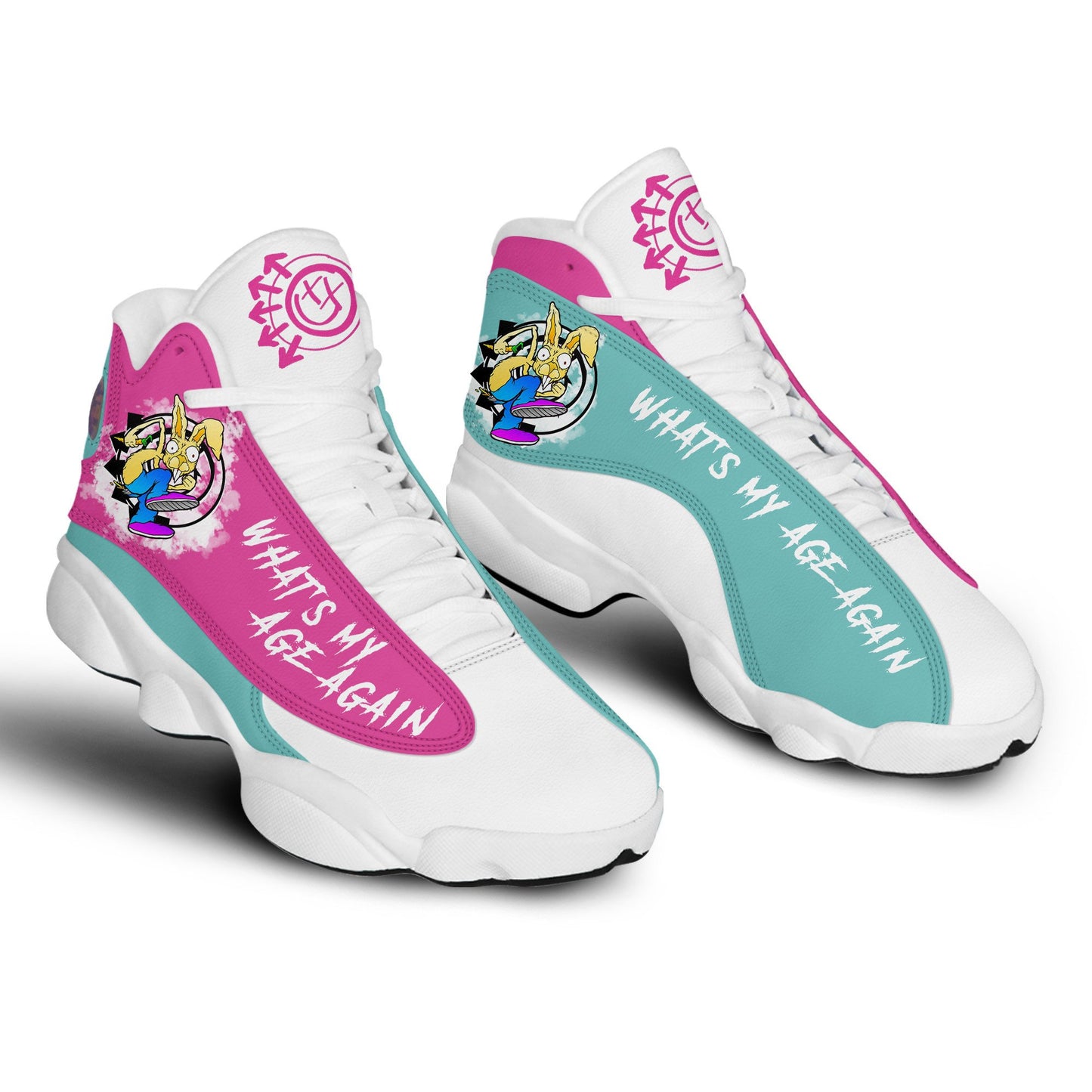 Ideafootwear Blink 182 AJ13 Sneakers Shoes For Men And Women