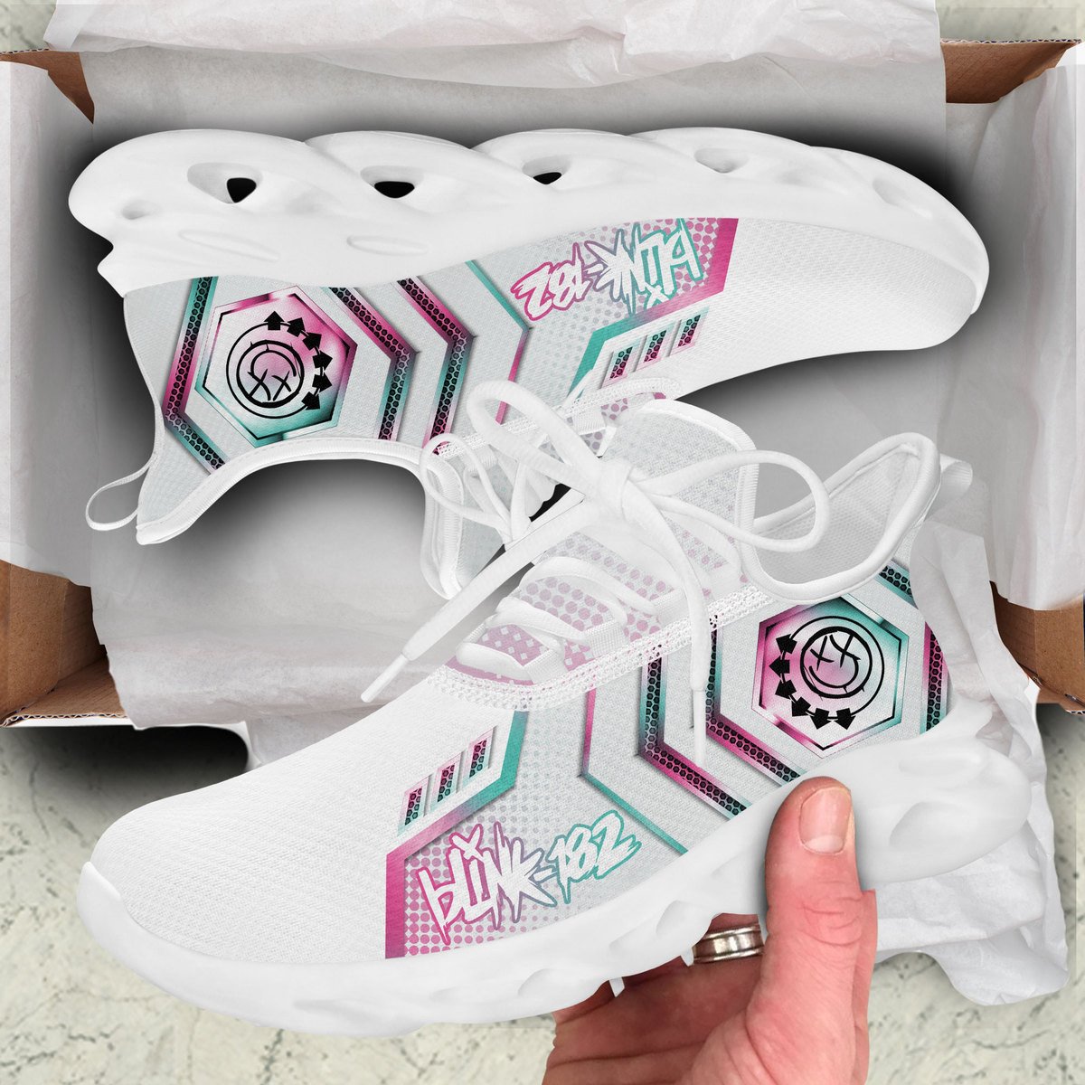 Ideafootwear Blink 182 Max Soul Shoes Sneakers For Men And Women