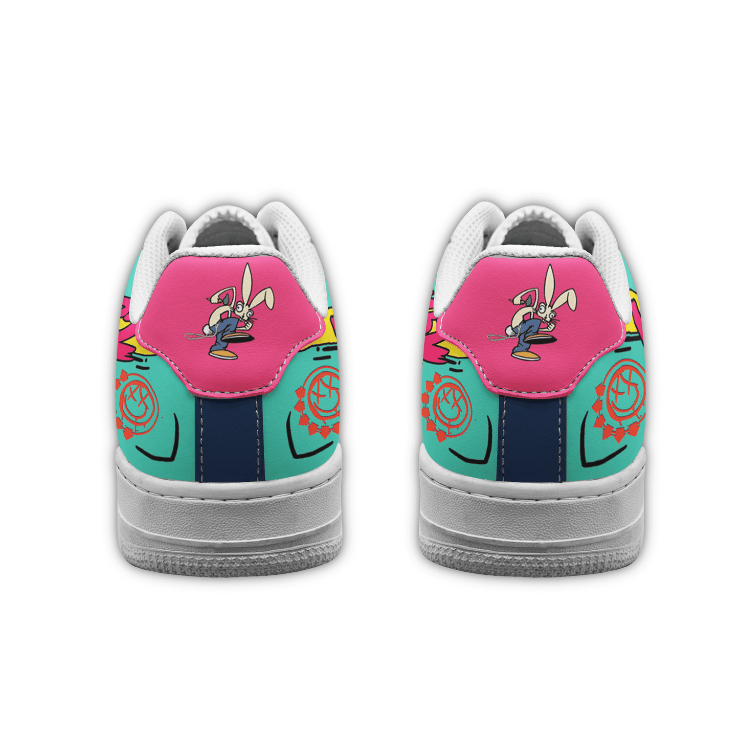 Ideafootwear Blink 182Air Low-Top Sneakers Shoes For Men And Women