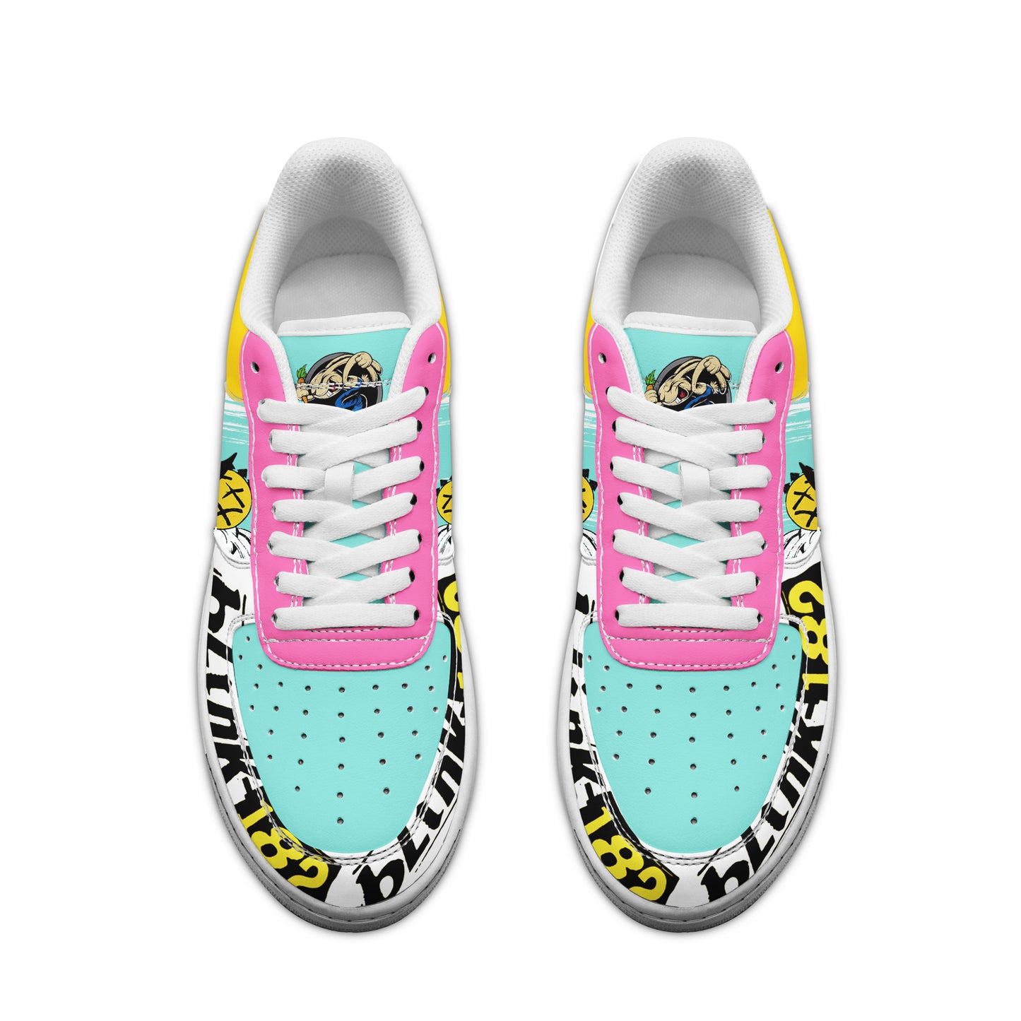 Ideafootwear Blink 182Air Low-Top Sneakers Shoes For Men And Women