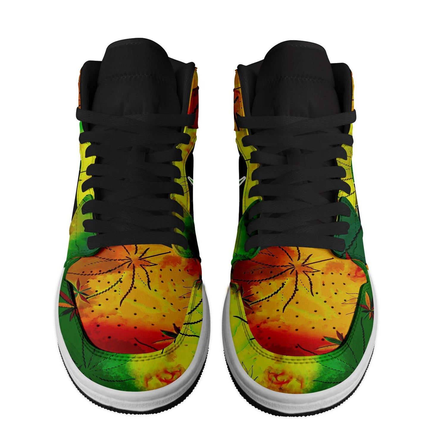 Ideafootwear Bob Marley AJ1 High Sneakers Shoes For Men And Women