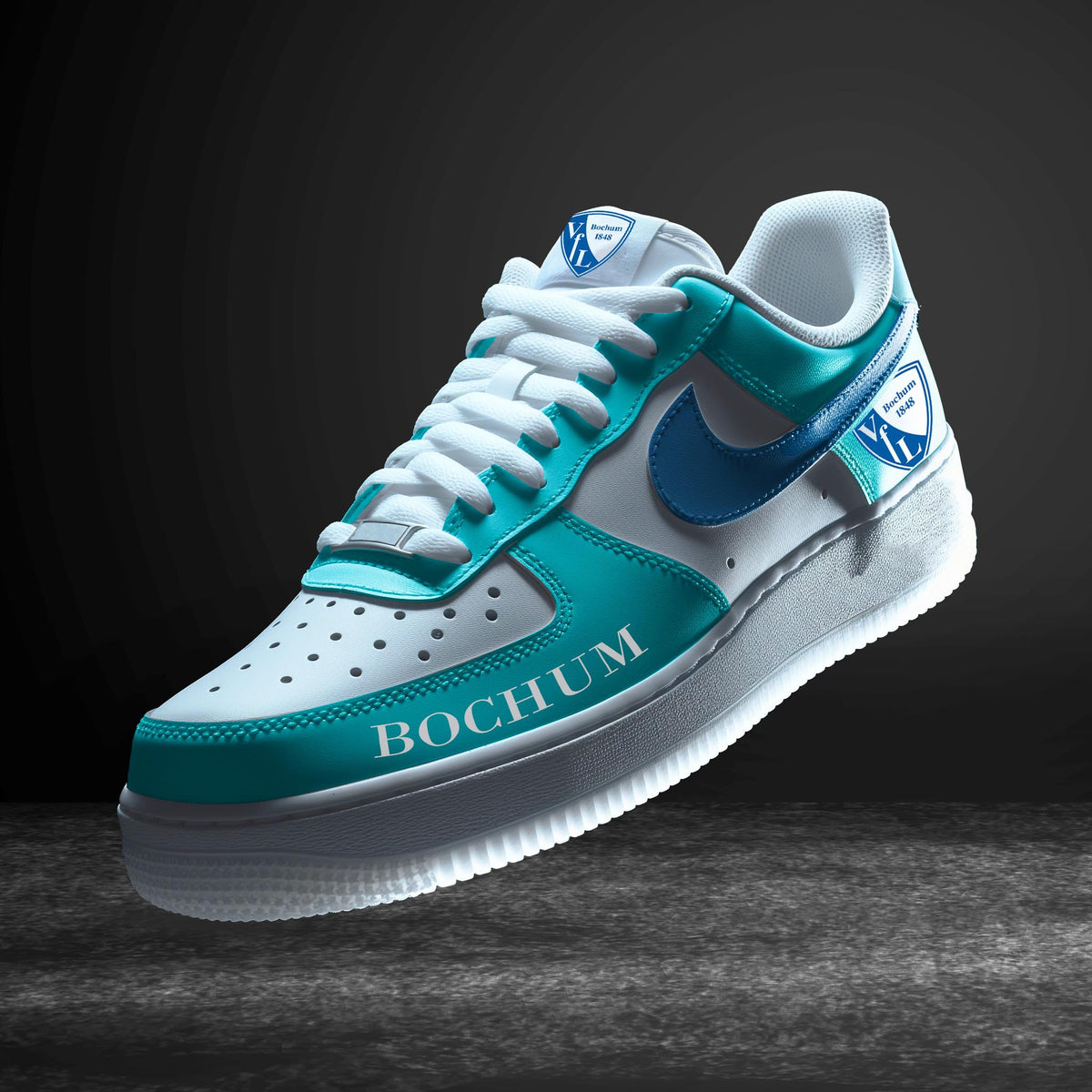 Ideafootwear Bochum Bundesliga Air Low-Top Sneakers Shoes For Men And Women