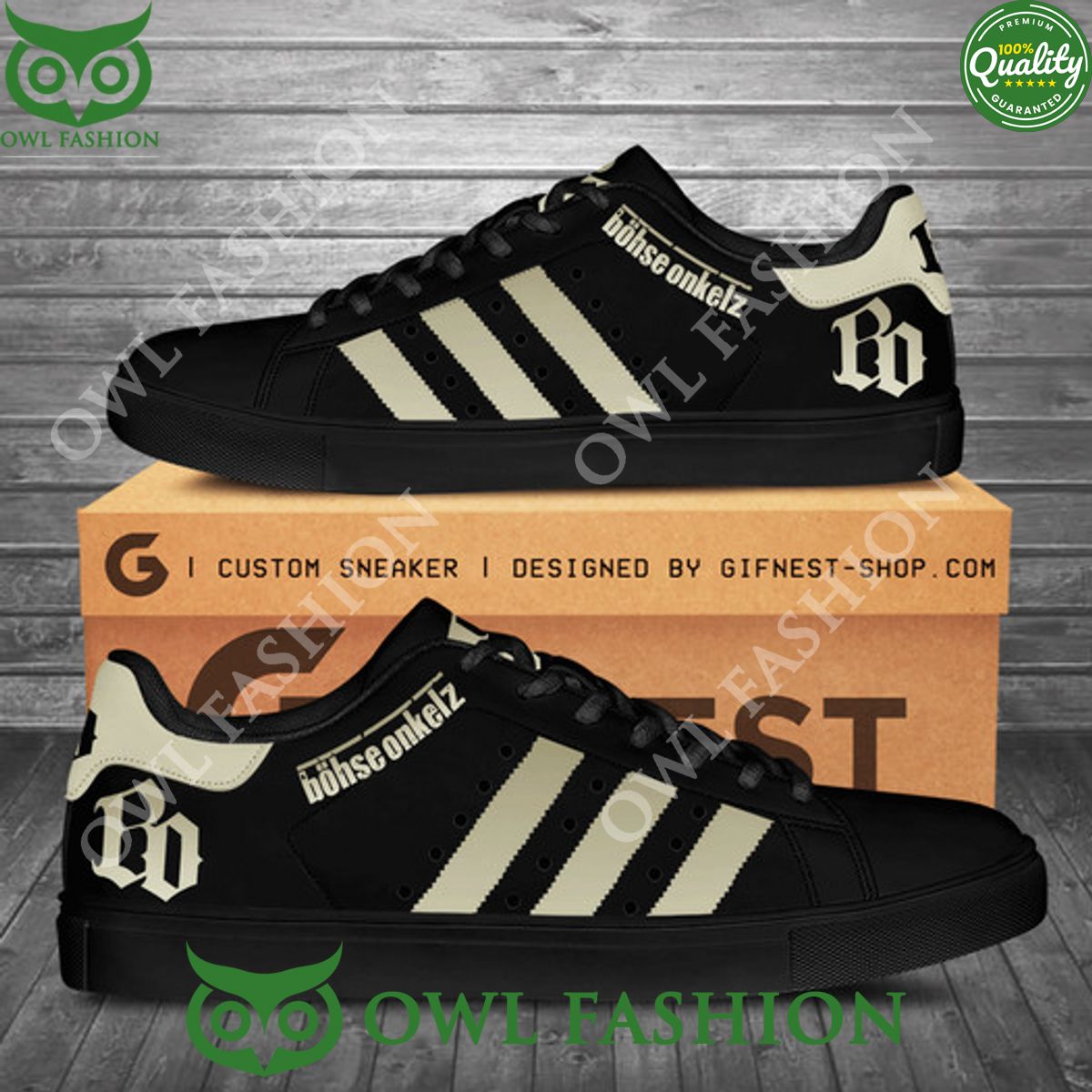 Ideafootwear Bohse Onkelz Skate Stan Shoes Sneakes For Men And Women