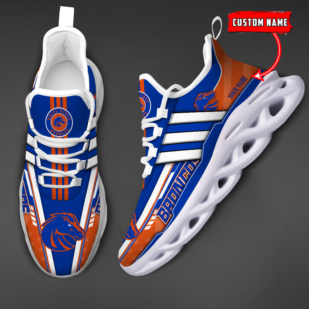 Ideafootwear Boise State Broncos Max Soul Shoes Sneakers For Men And Women