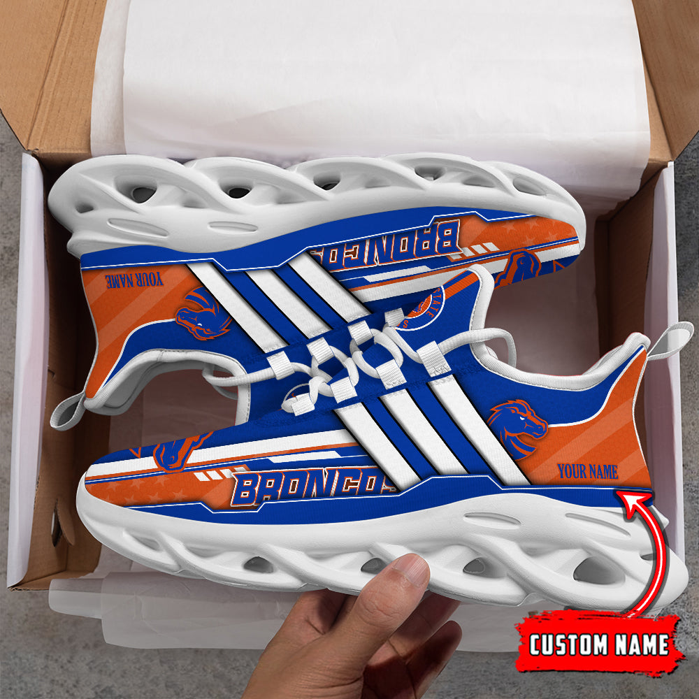 Ideafootwear Boise State Broncos Max Soul Shoes Sneakers For Men And Women