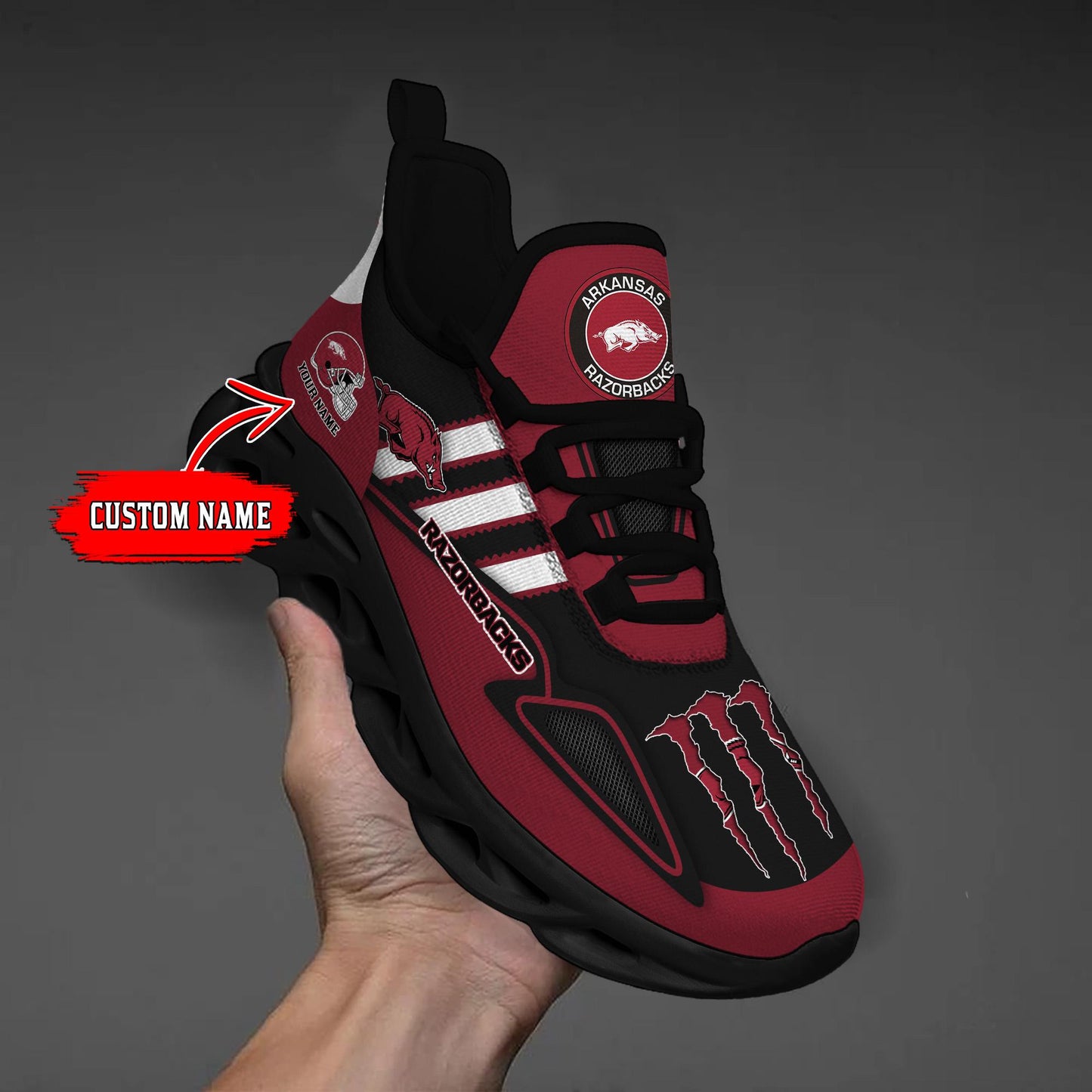 Ideafootwear Boise State Broncos Max Soul Shoes Sneakers For Men And Women