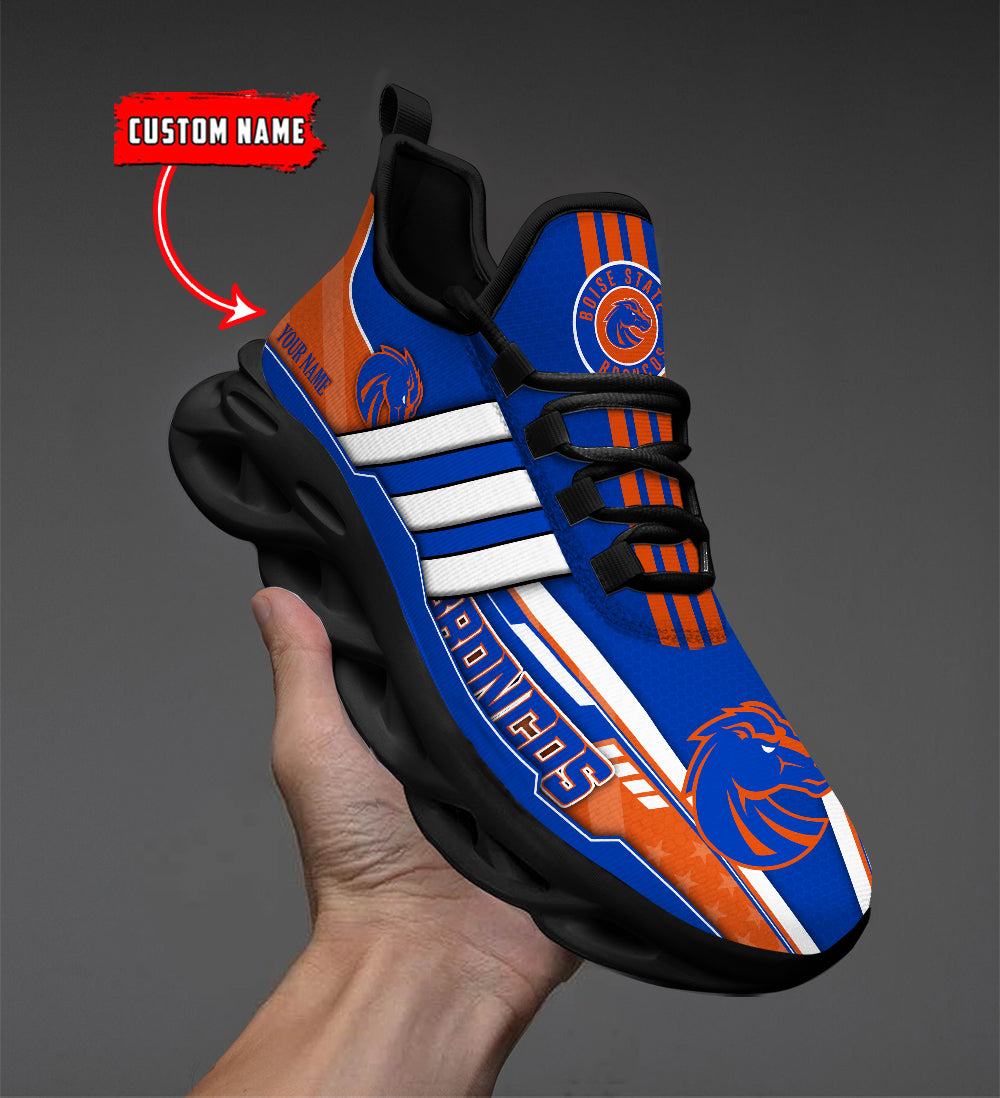 Ideafootwear Boise State Broncos Max Soul Shoes Sneakers For Men And Women