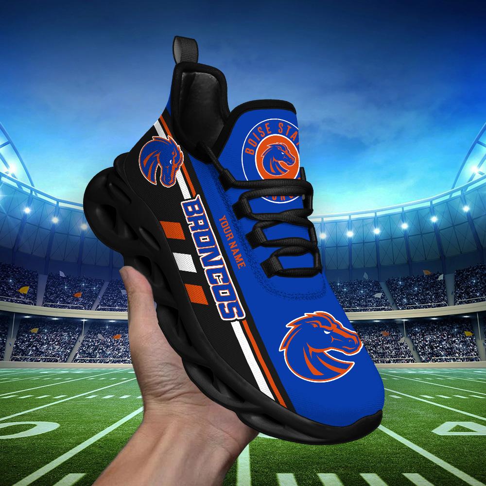 Ideafootwear Boise State Broncos Max Soul Shoes Sneakers For Men And Women