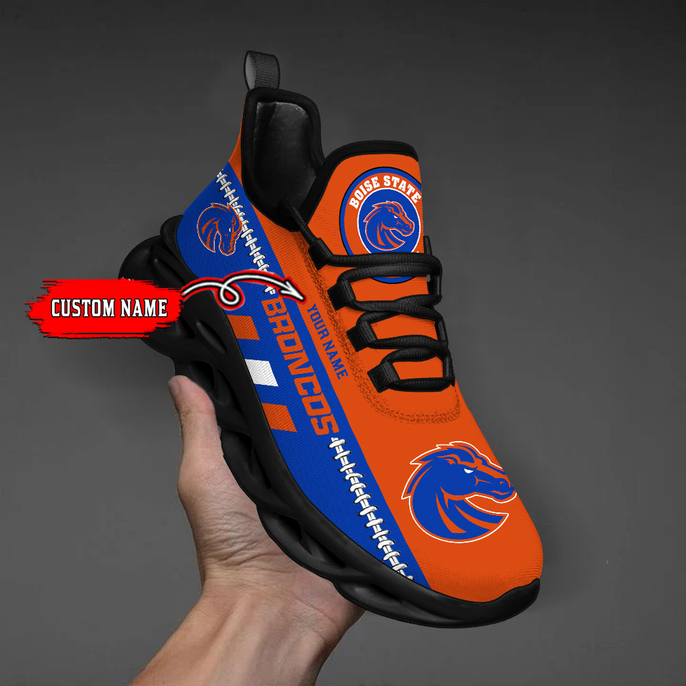 Ideafootwear Boise State Broncos Max Soul Shoes Sneakers For Men And Women