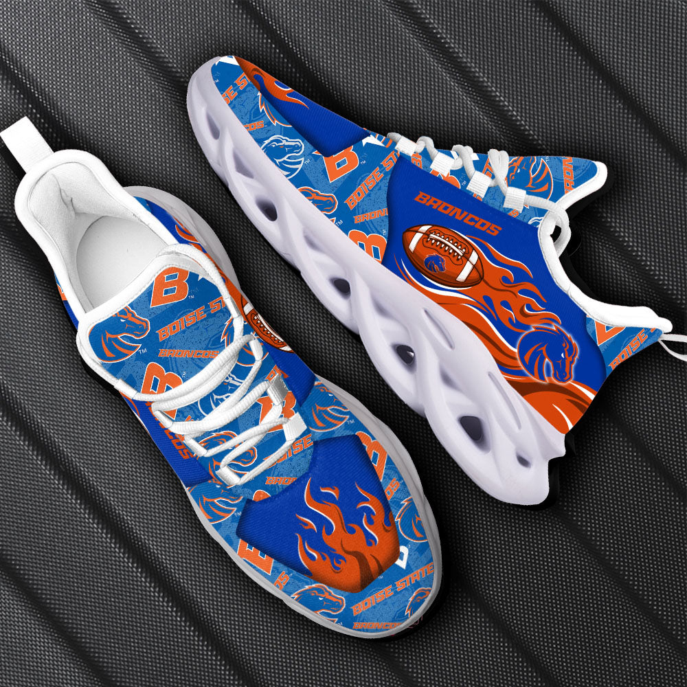 Ideafootwear Boise State Broncos NCAA Max Soul Shoes Sneakers For Men And Women
