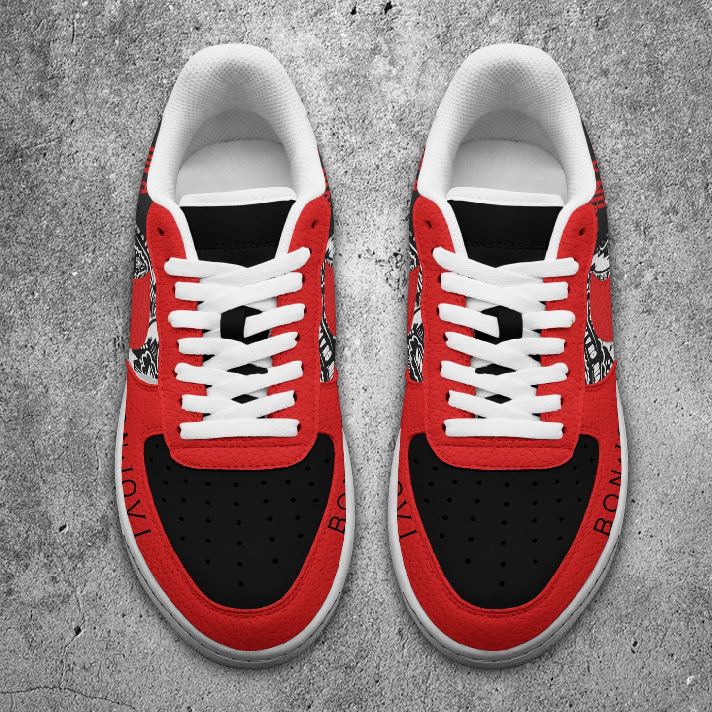 Ideafootwear Bon Jovi Air Low-Top Sneakers Shoes For Men And Women