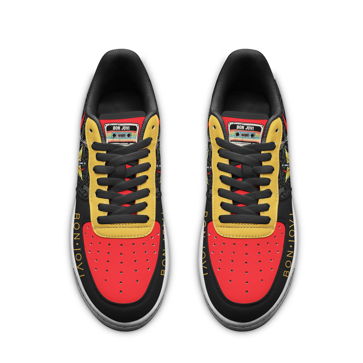 Ideafootwear Bon Jovi Air Low-Top Sneakers Shoes For Men And Women