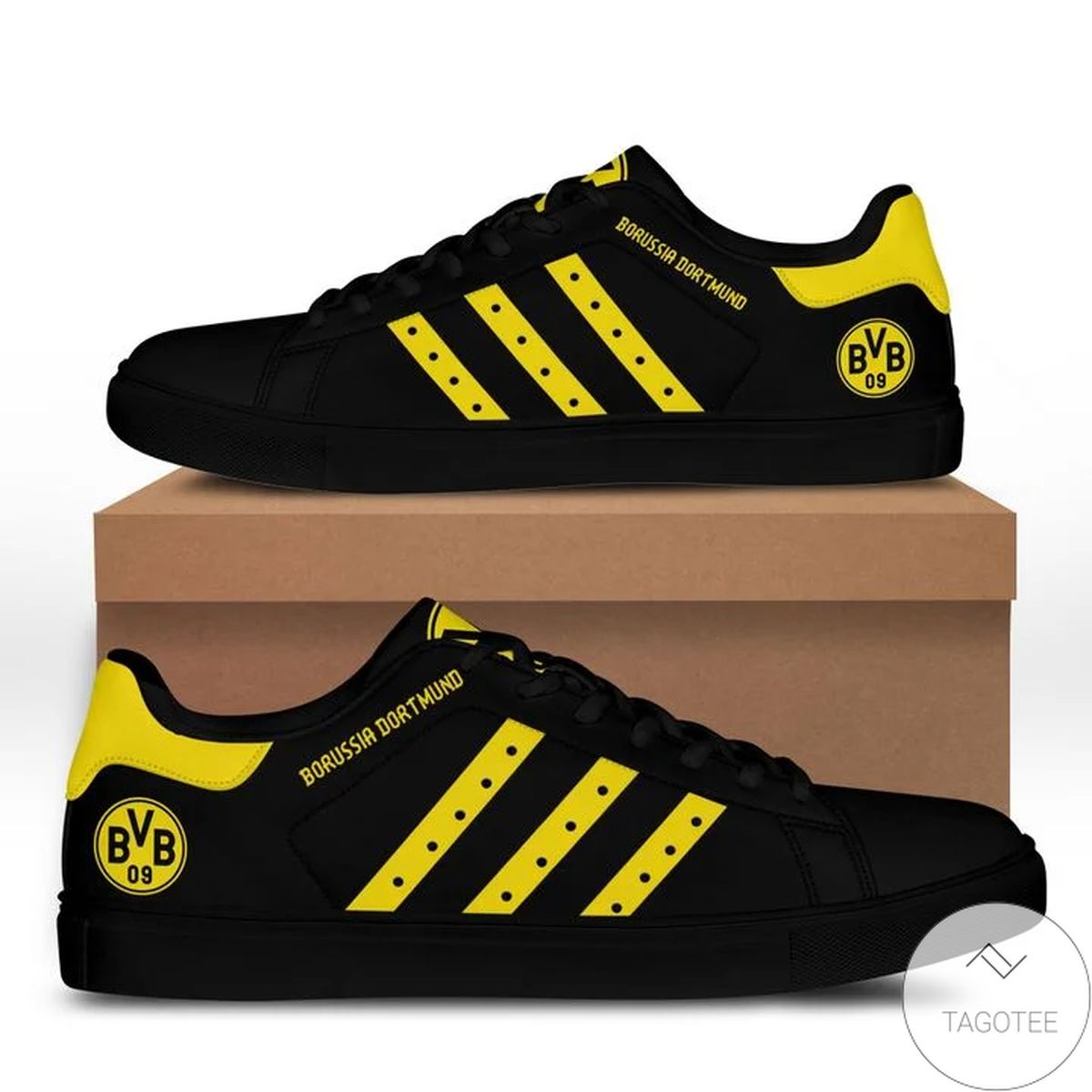 Ideafootwear Borussia Dortmund Skate Stan Shoes Sneakes For Men And Women