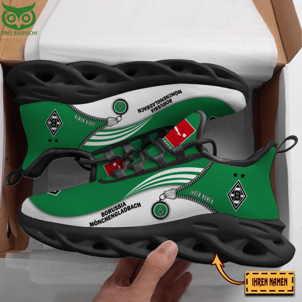 Ideafootwear Borussia Monchengladbach Max Soul Shoes Sneakers For Men And Women