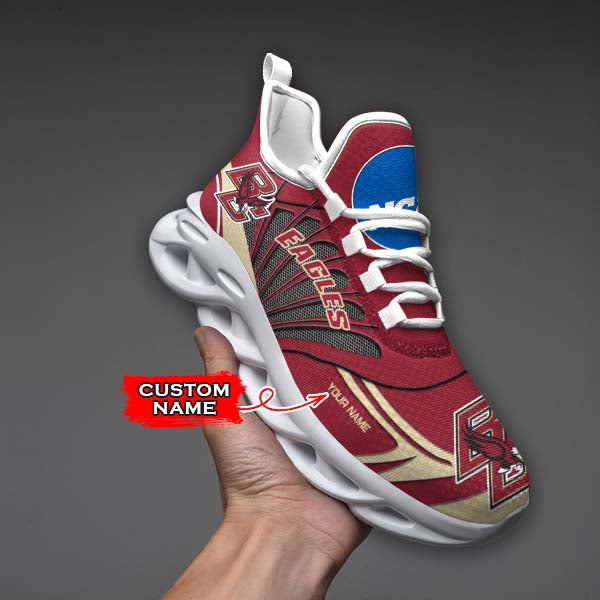 Ideafootwear Boston College Eagles NCAA Max Soul Shoes Sneakers For Men And Women