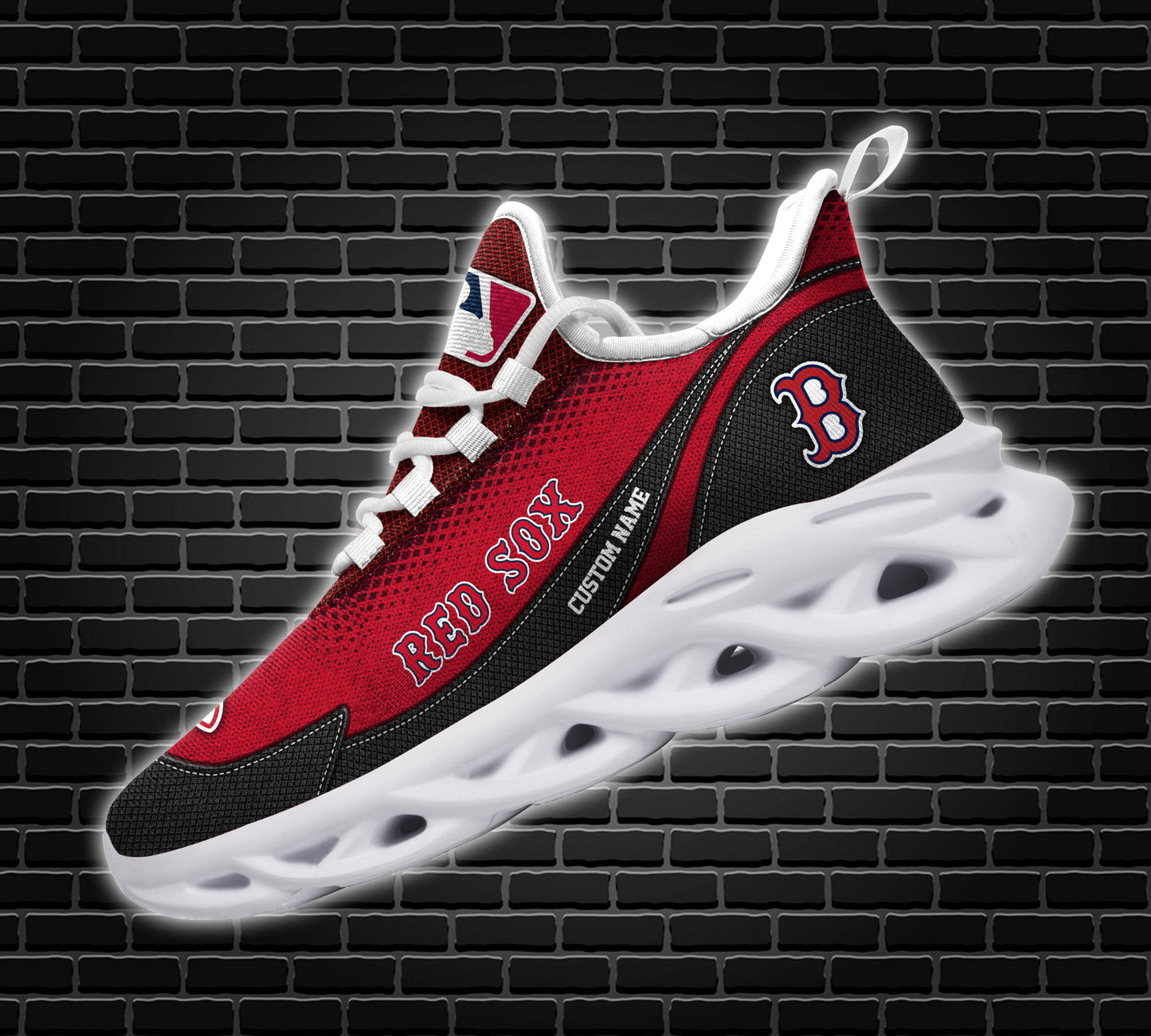 Ideafootwear Boston Red Sox MLB Max Soul Shoes Sneakers For Men And Women