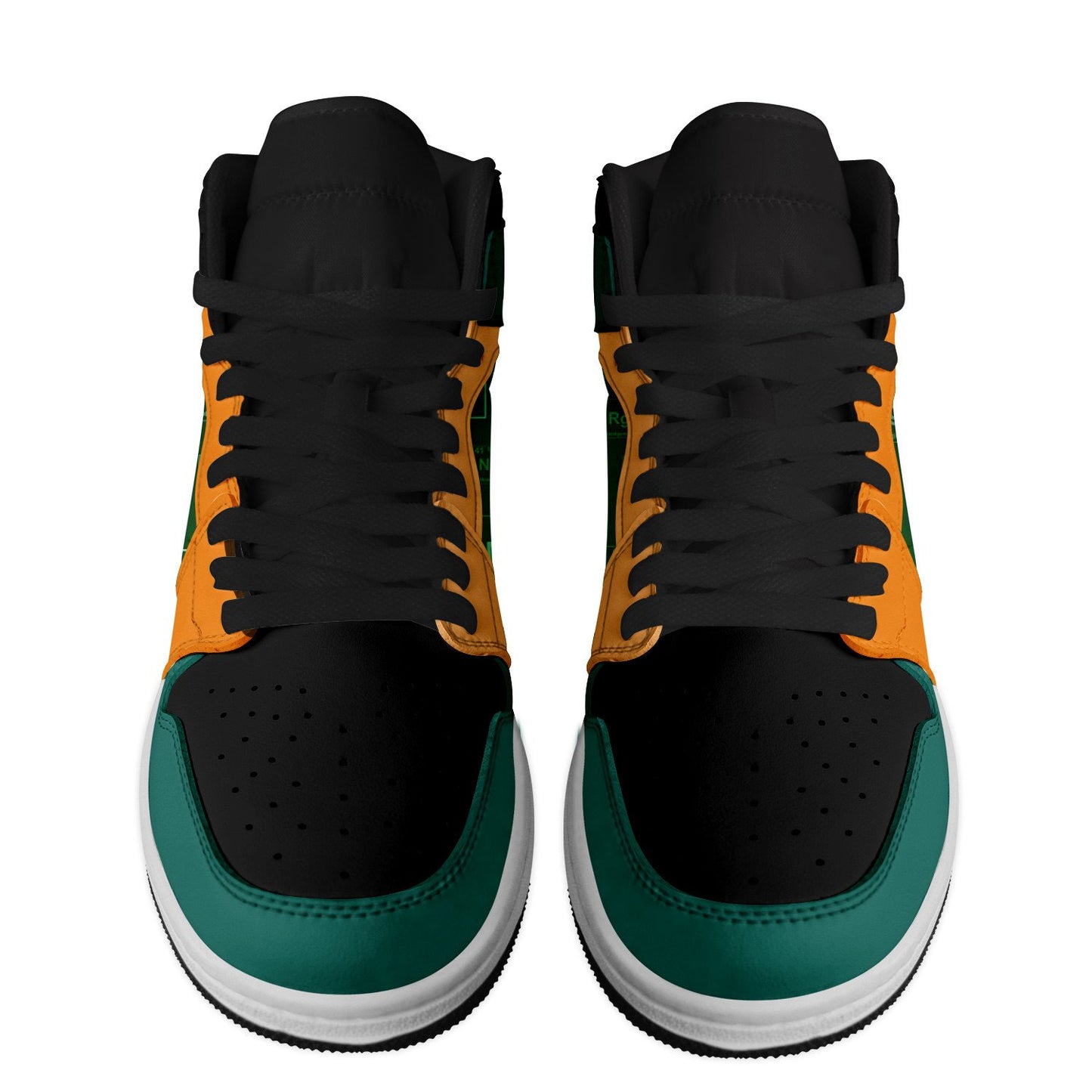 Ideafootwear Breaking Bad AJ1 High Sneakers Shoes For Men And Women