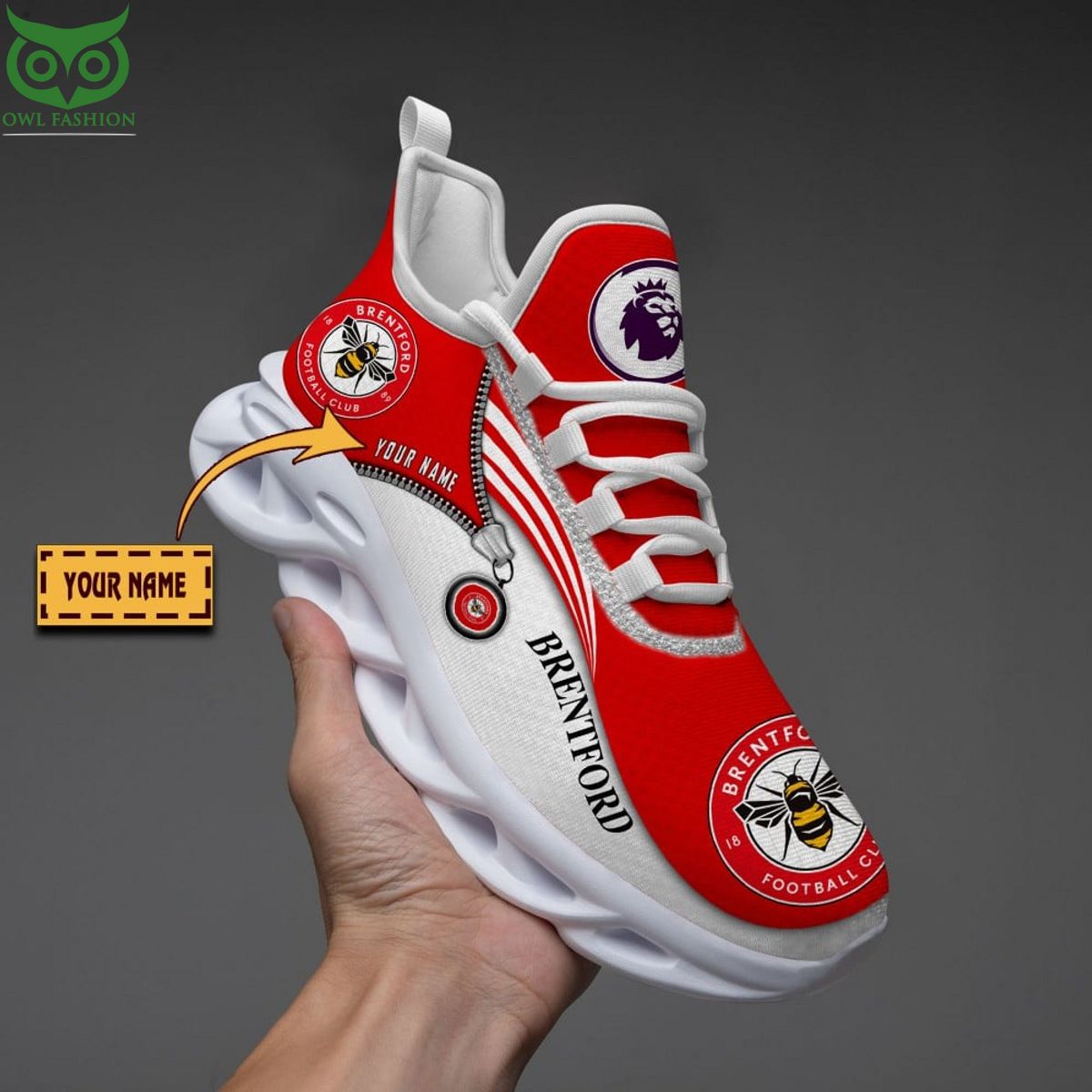 Ideafootwear Brentford FC Max Soul Shoes Sneakers For Men And Women
