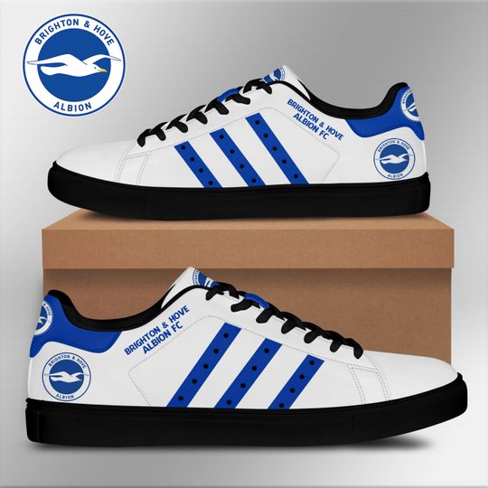 Ideafootwear Brighton & Hove Albion F.C. Skate Stan Shoes Sneakes For Men And Women