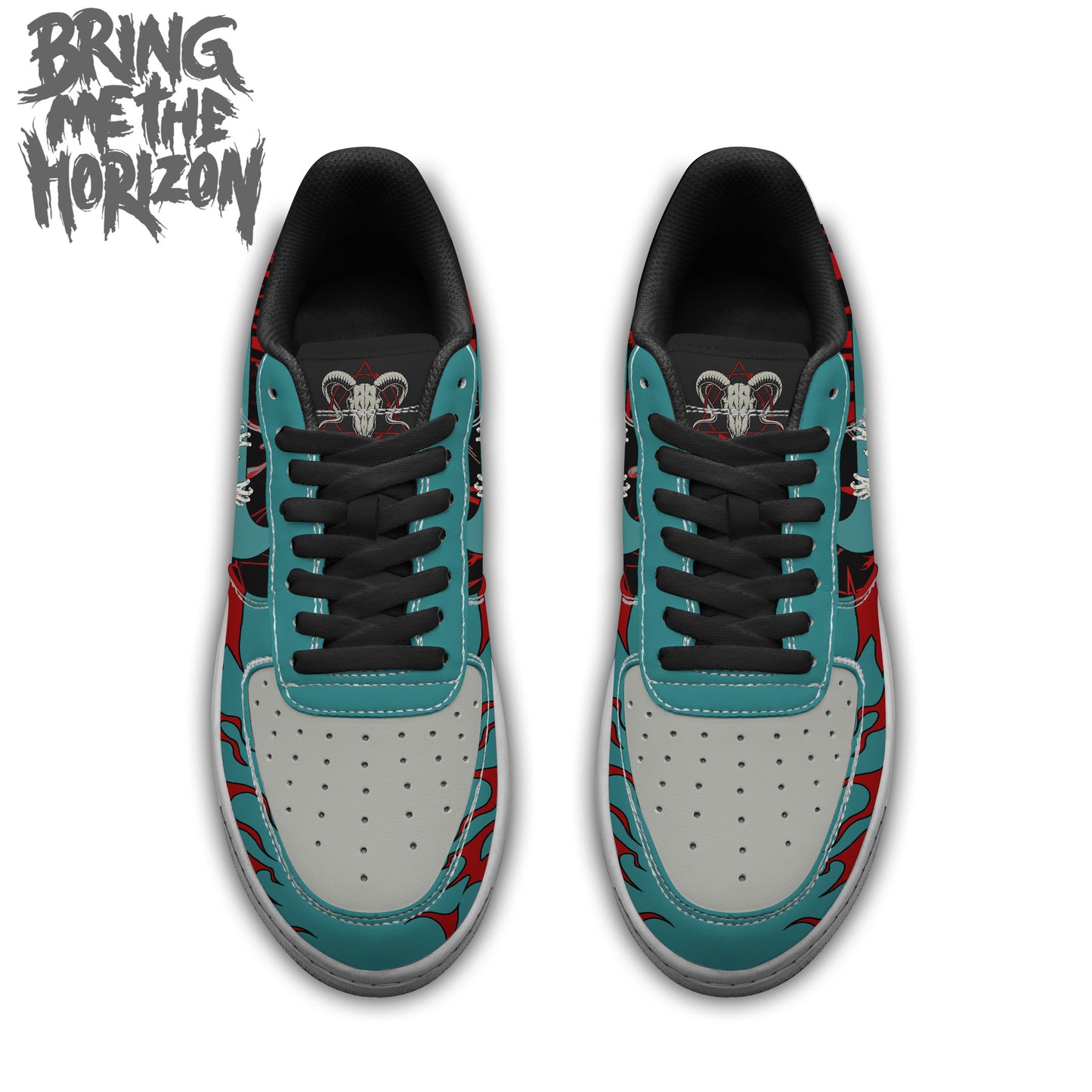 Ideafootwear Bring Me the Horizon Air Low-Top Sneakers Shoes For Men And Women