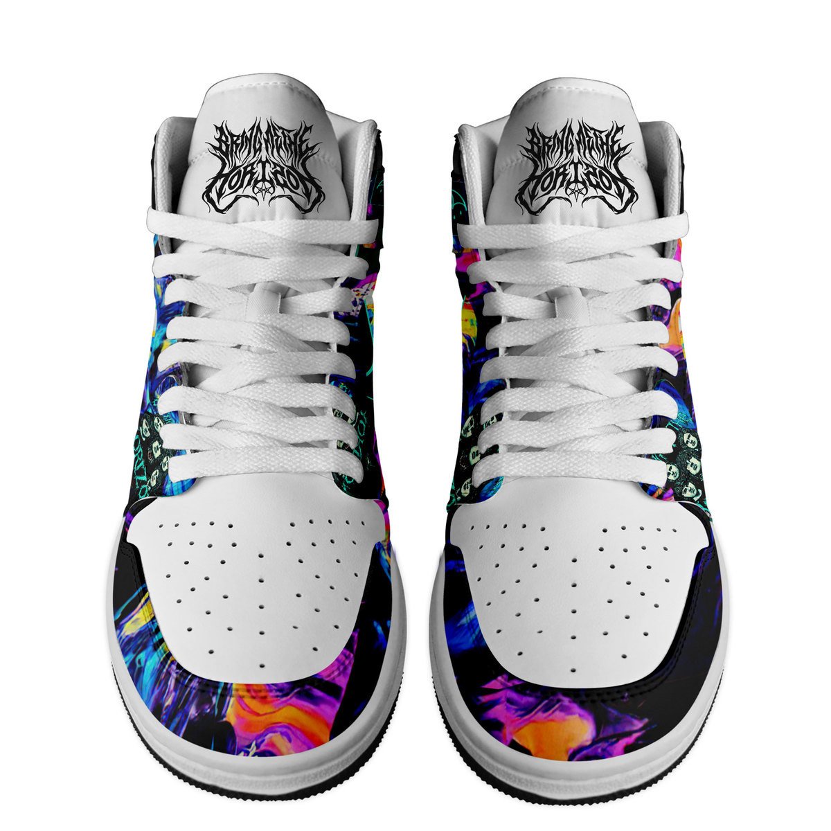 Ideafootwear Bring Me the Horizon AJ1 High Sneakers Shoes For Men And Women