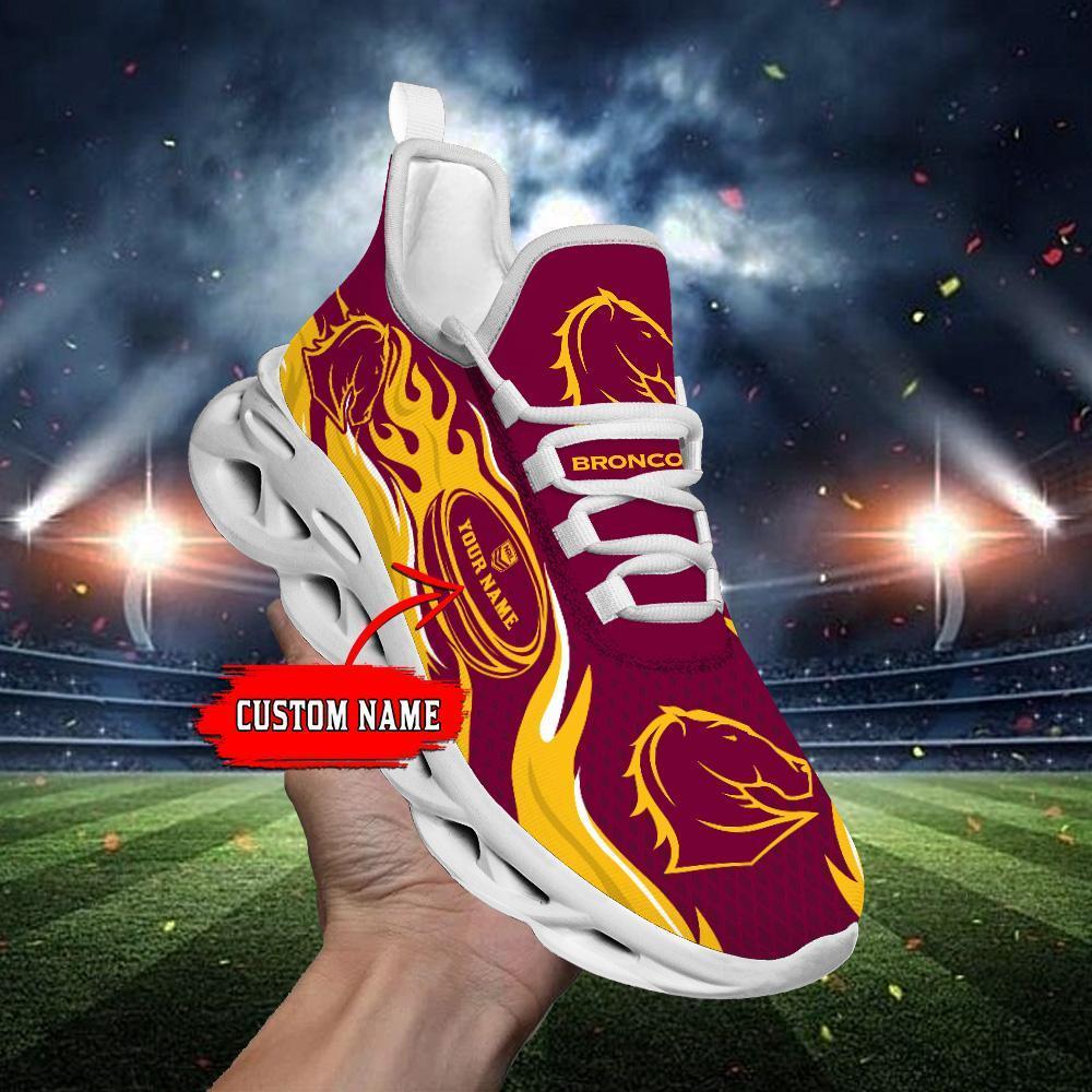 Ideafootwear Brisbane Broncos Max Soul Shoes Sneakers For Men And Women