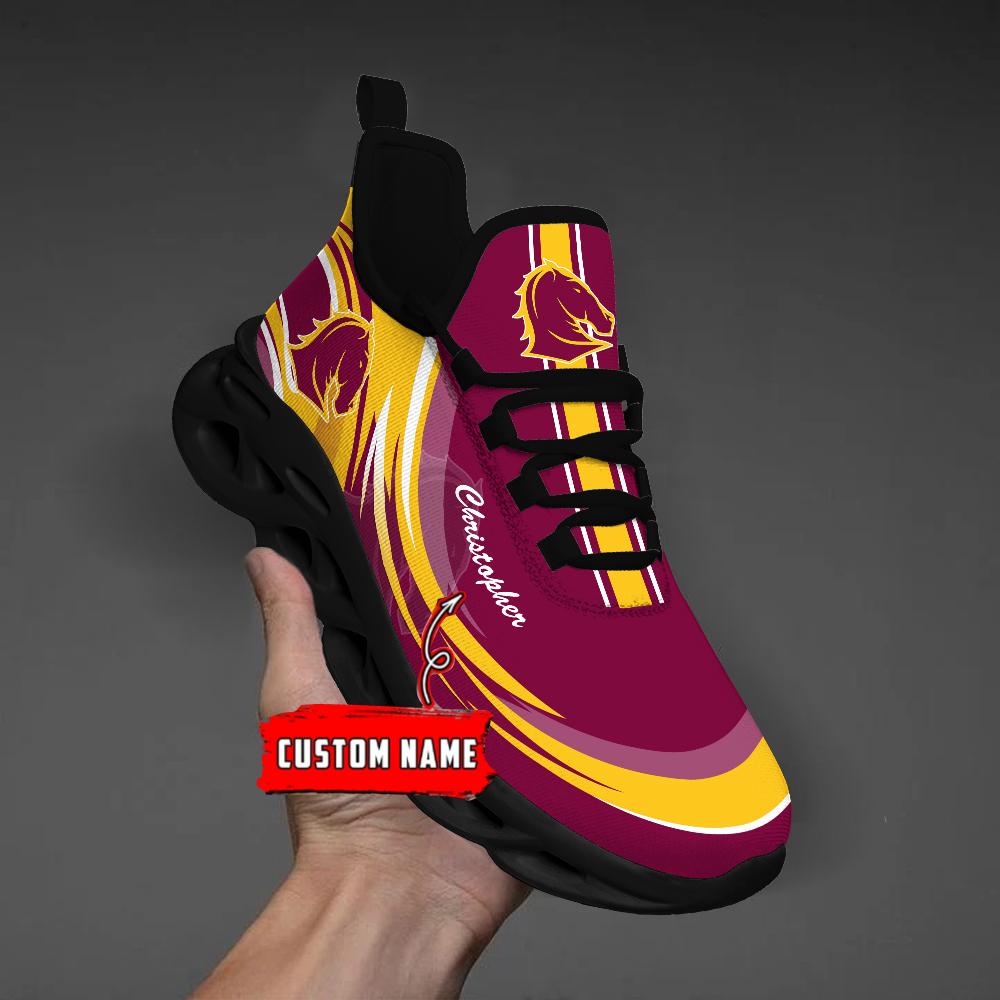 Ideafootwear Brisbane Broncos Max Soul Shoes Sneakers For Men And Women