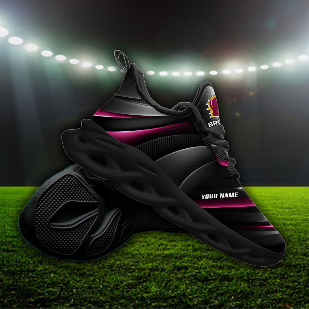 Ideafootwear Brisbane Broncos NRL Max Soul Shoes Sneakers For Men And Women