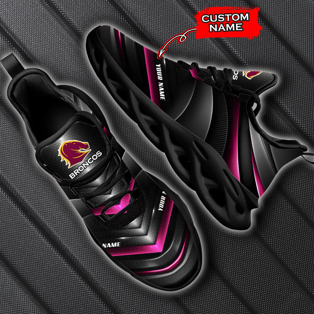 Ideafootwear Brisbane Broncos NRL Max Soul Shoes Sneakers For Men And Women