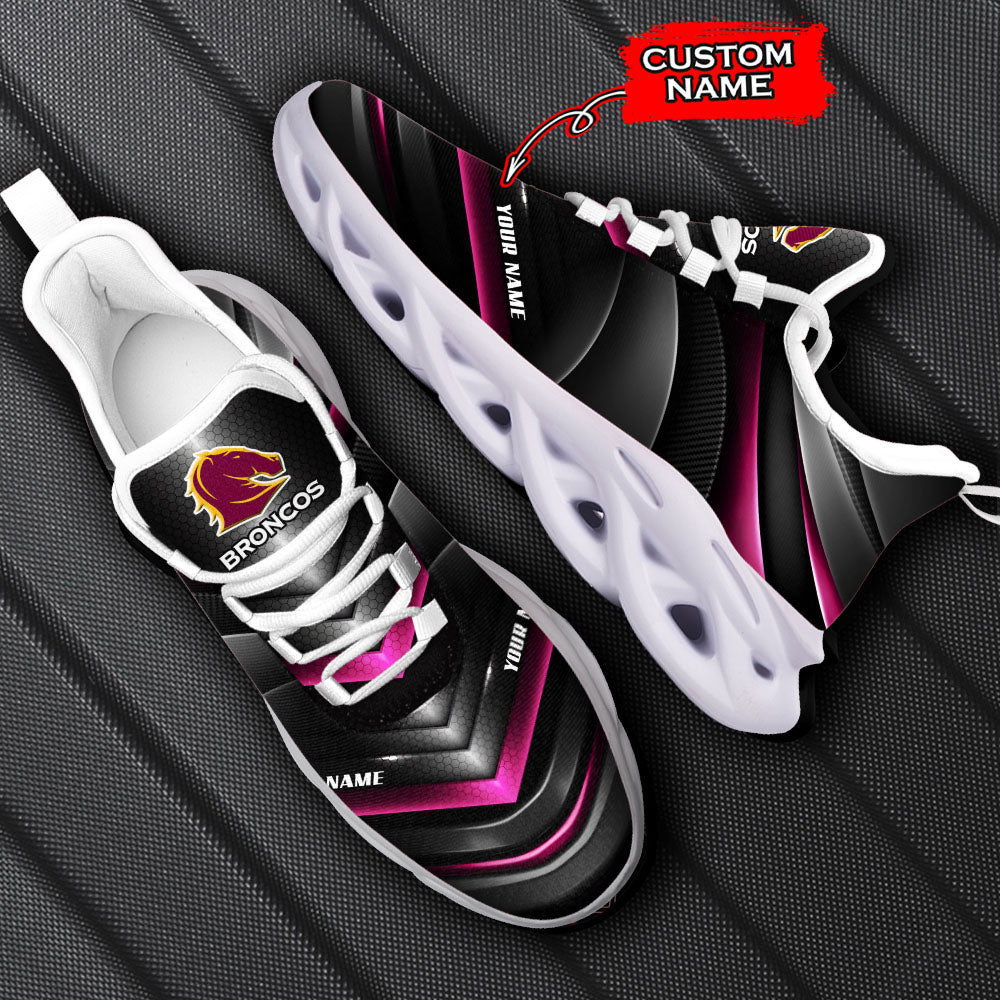 Ideafootwear Brisbane Broncos NRL Max Soul Shoes Sneakers For Men And Women