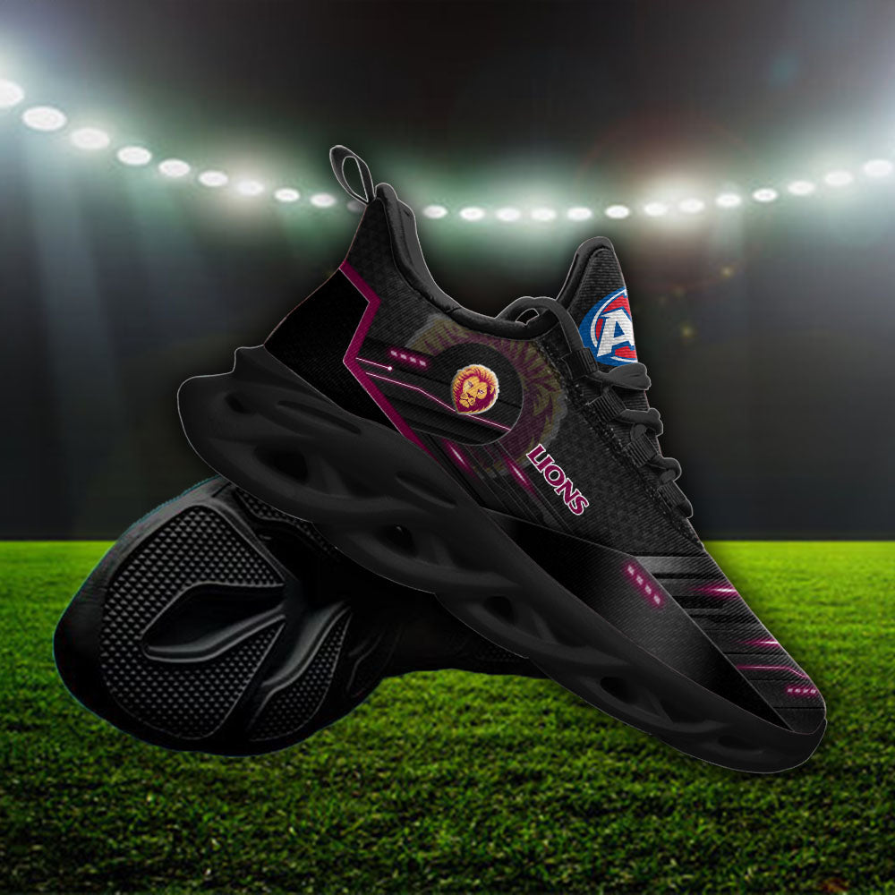 Ideafootwear Brisbane Lions AFL Max Soul Shoes Sneakers For Men And Women