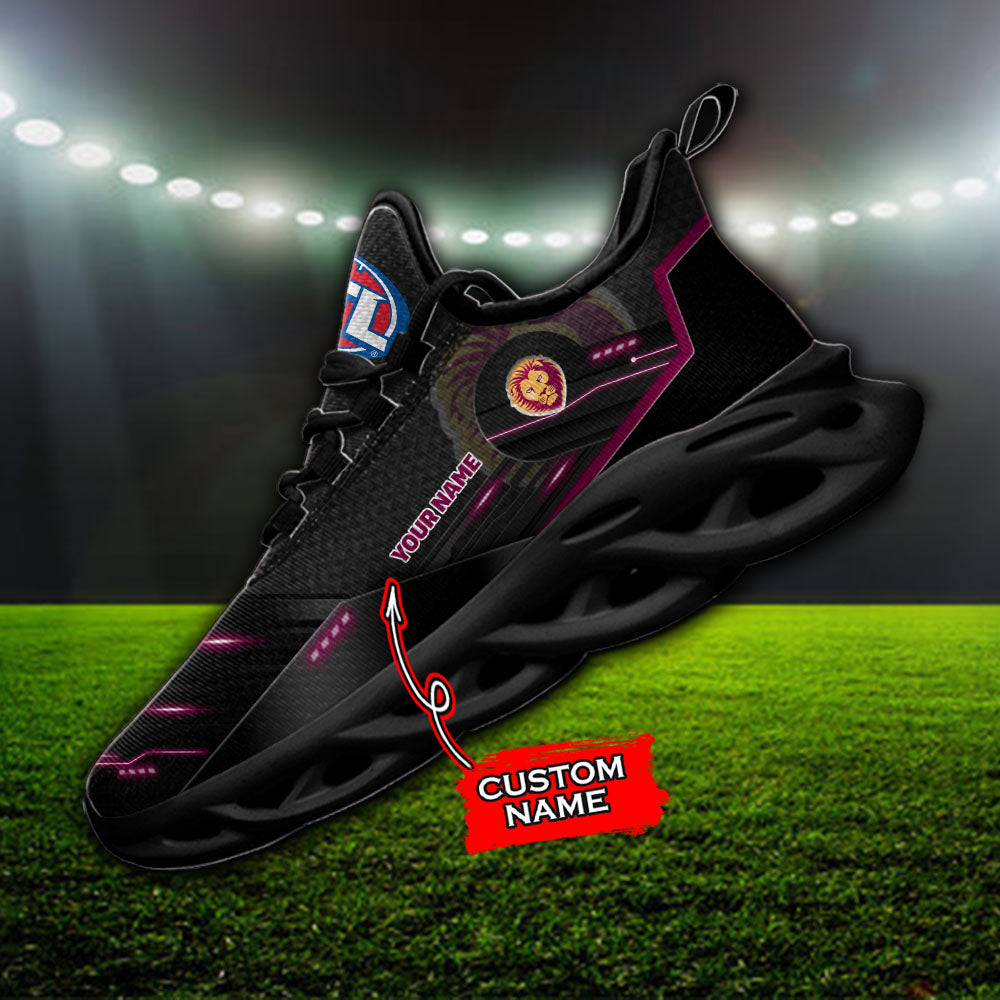 Ideafootwear Brisbane Lions AFL Max Soul Shoes Sneakers For Men And Women