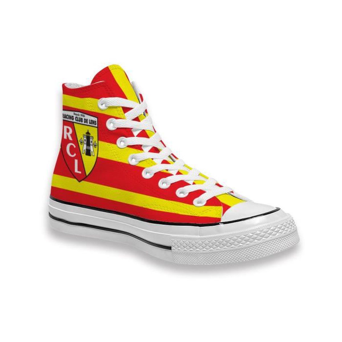 Ideafootwear Brisbane Lions Low Top Canvas Sneakers Shoes For Men And Women
