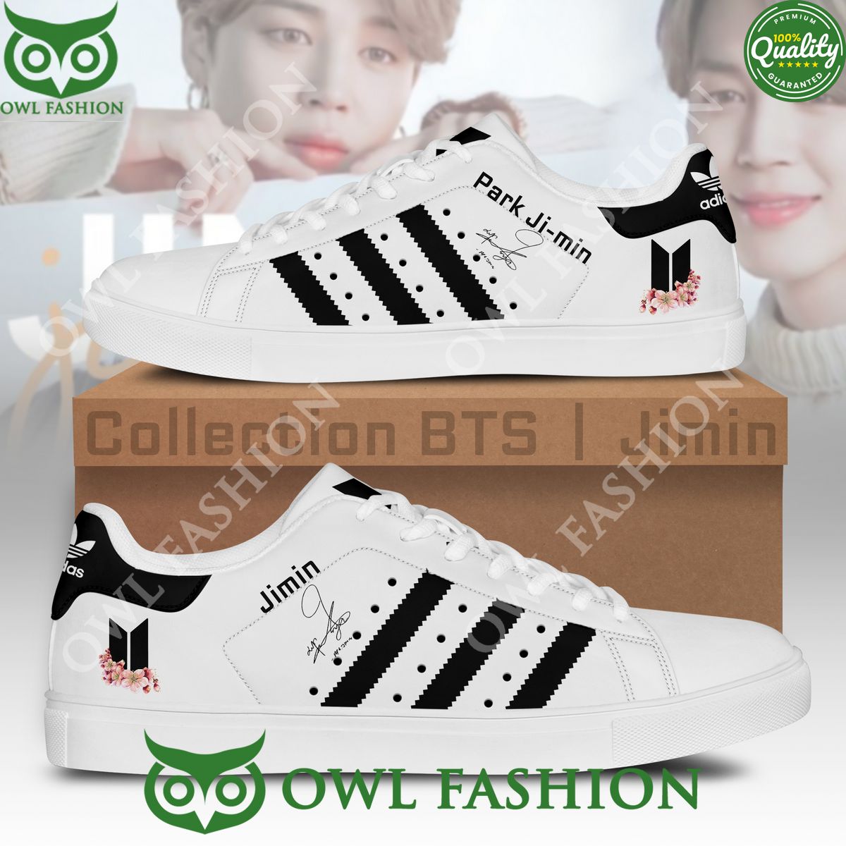 Ideafootwear BTS Jimin Skate Stan Shoes Sneakes For Men And Women