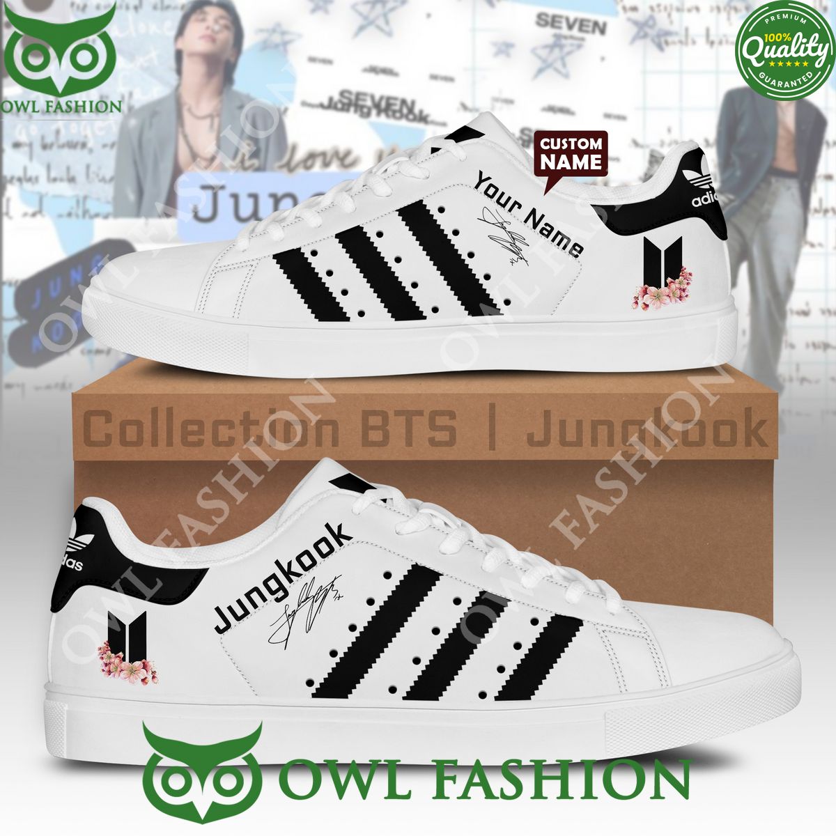 Ideafootwear BTS Jungkook Skate Stan Shoes Sneakes For Men And Women
