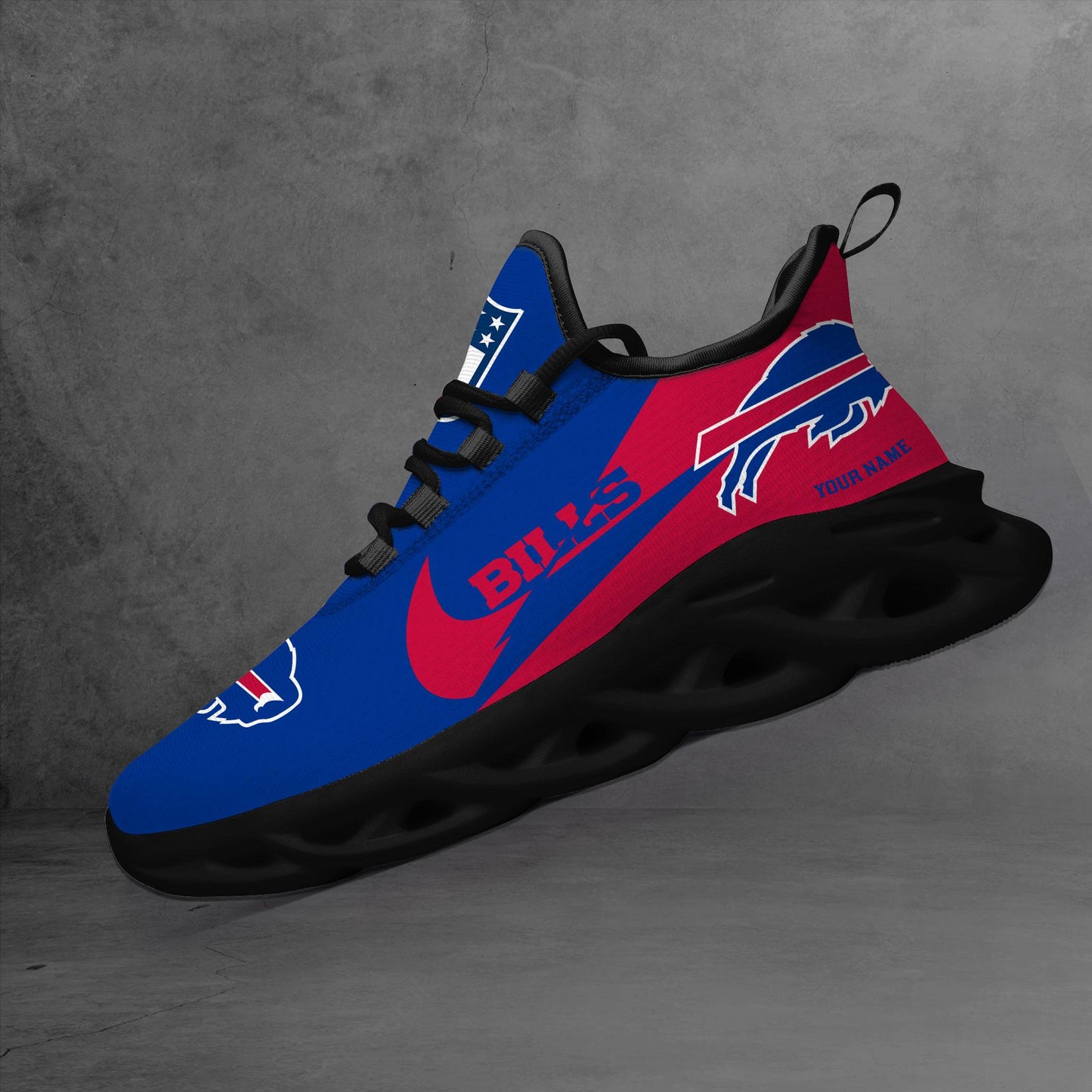 Ideafootwear Buffalo Bills Max Soul Shoes Sneakers For Men And Women