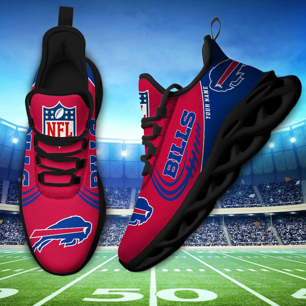 Ideafootwear Buffalo Bills Max Soul Shoes Sneakers For Men And Women